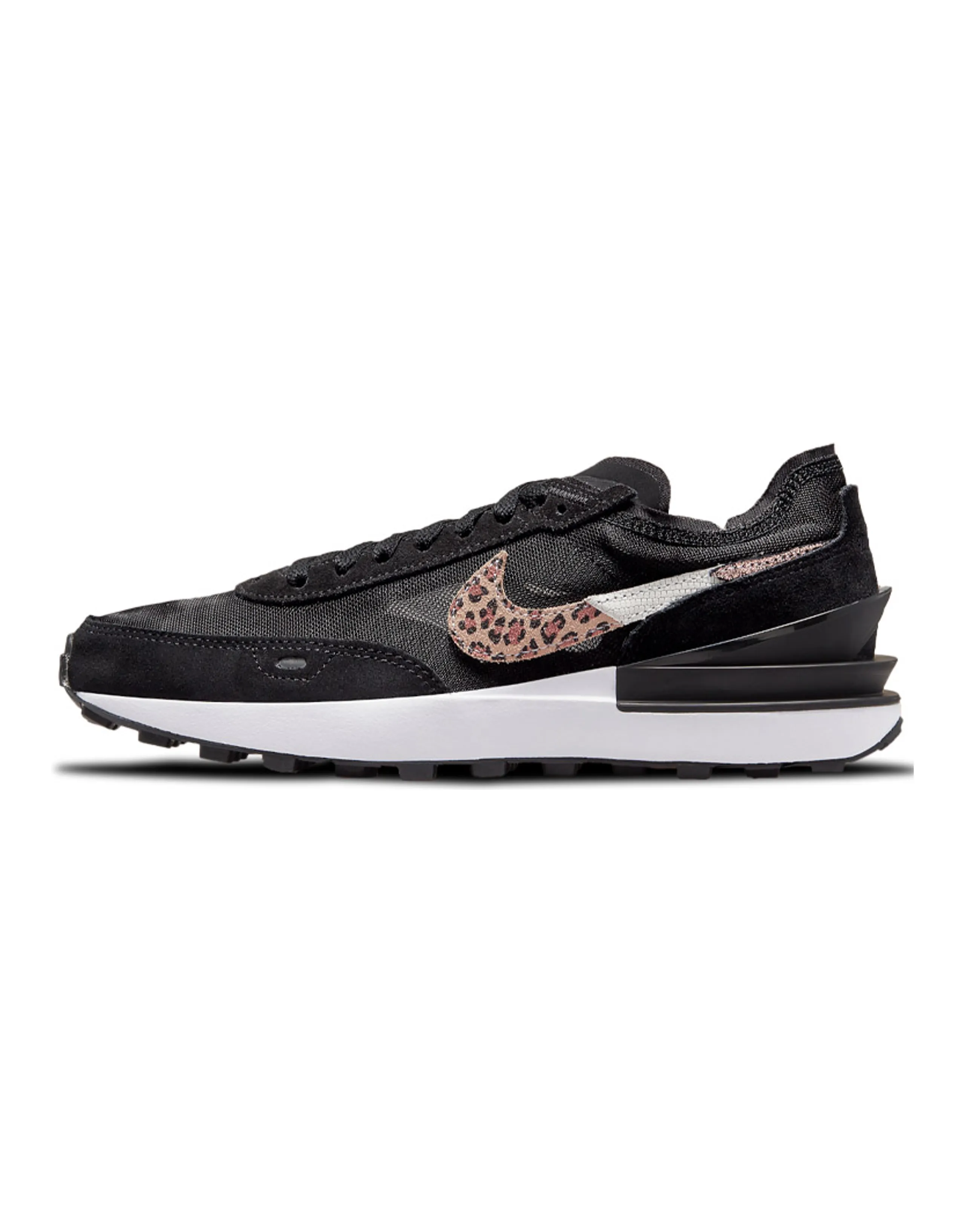 Nike Waffle One "Black Leopard" Slip-Resistant Wear-Resistant Low-Top Casual Shoes Black