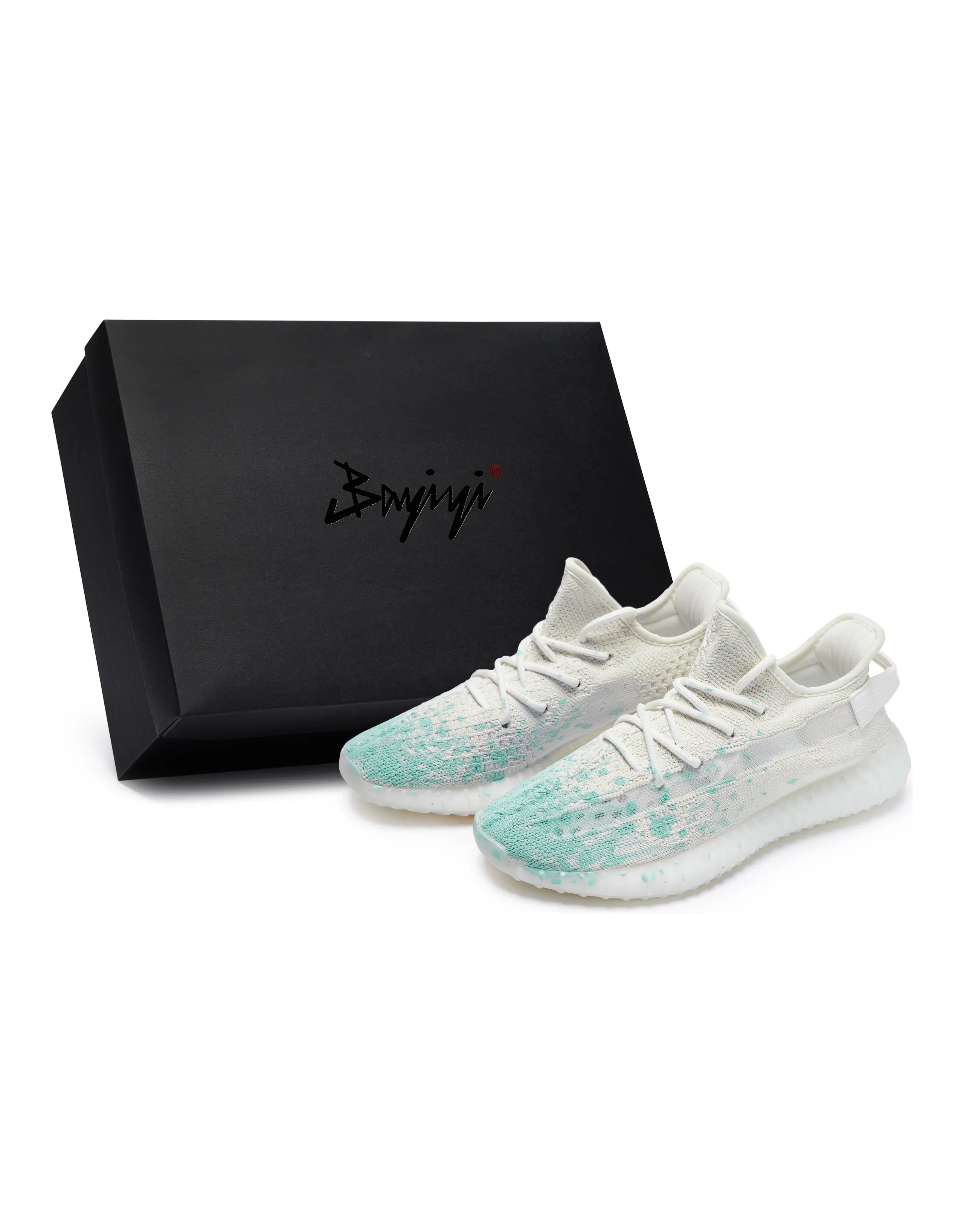 Adidas Originals Yeezy Boost 350 V2 Casual Shoes Unisex Low-Top Cyan