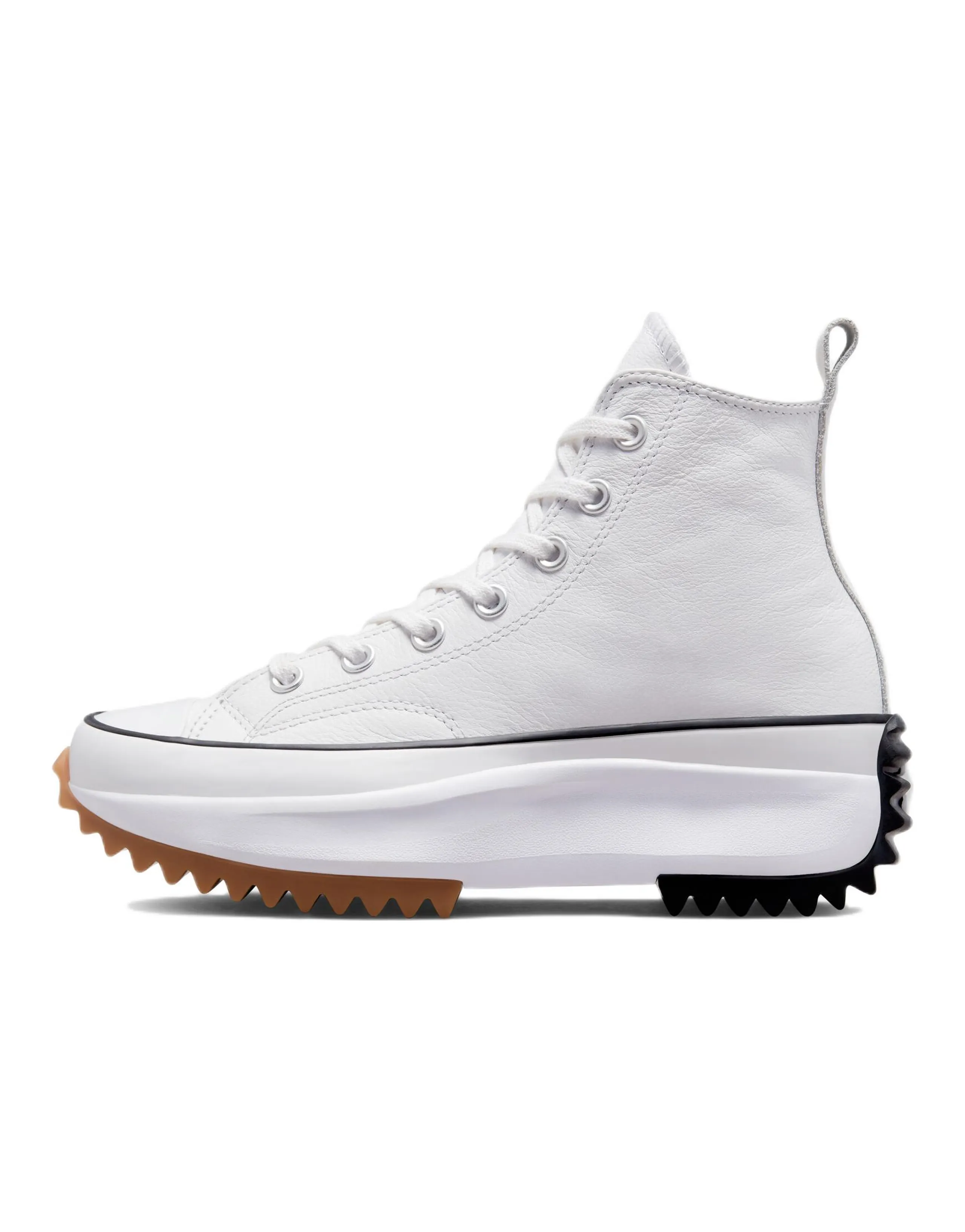Converse Run Star Hike Hi Leather White Black