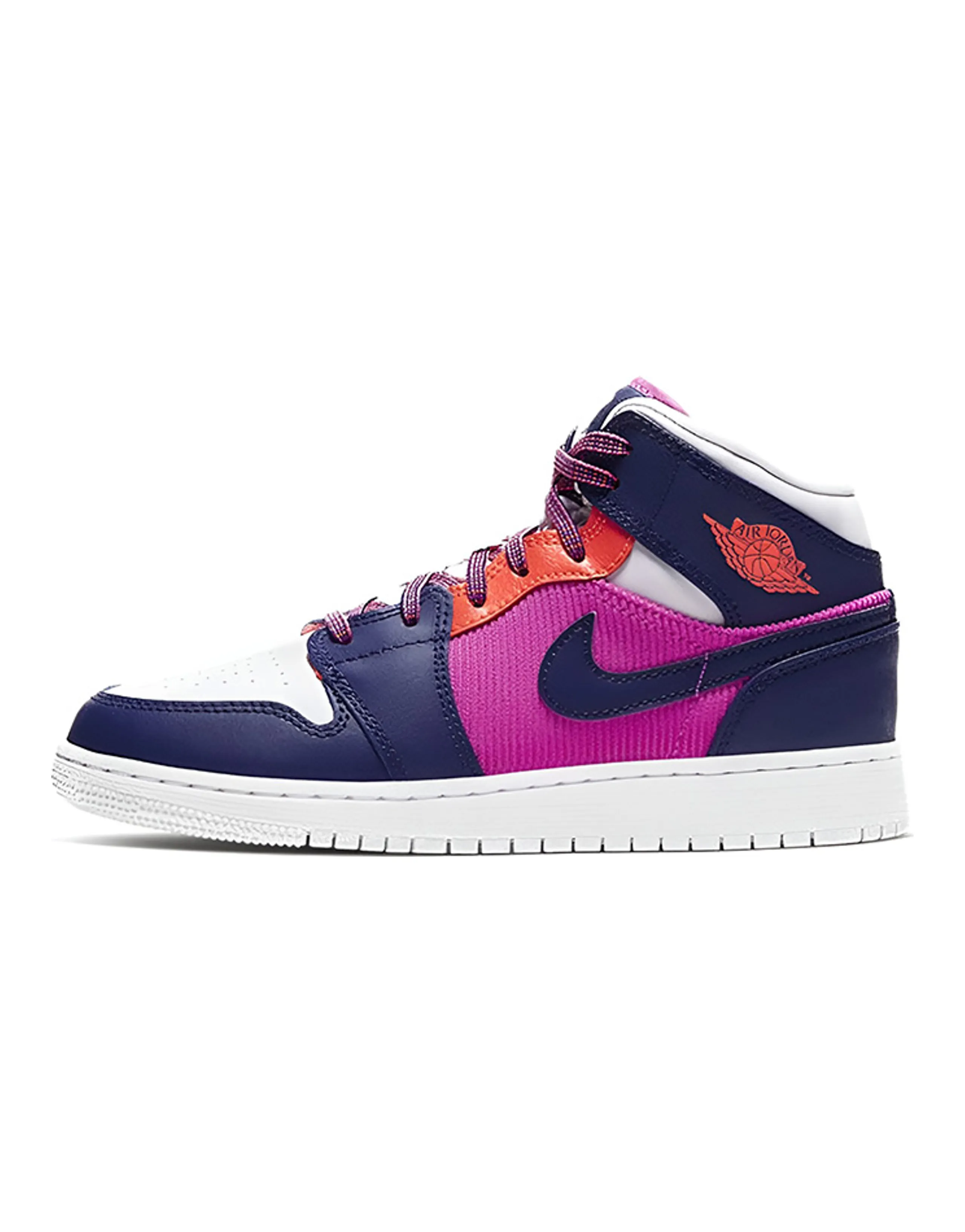 Jordan 1 Mid GS Fire Pink