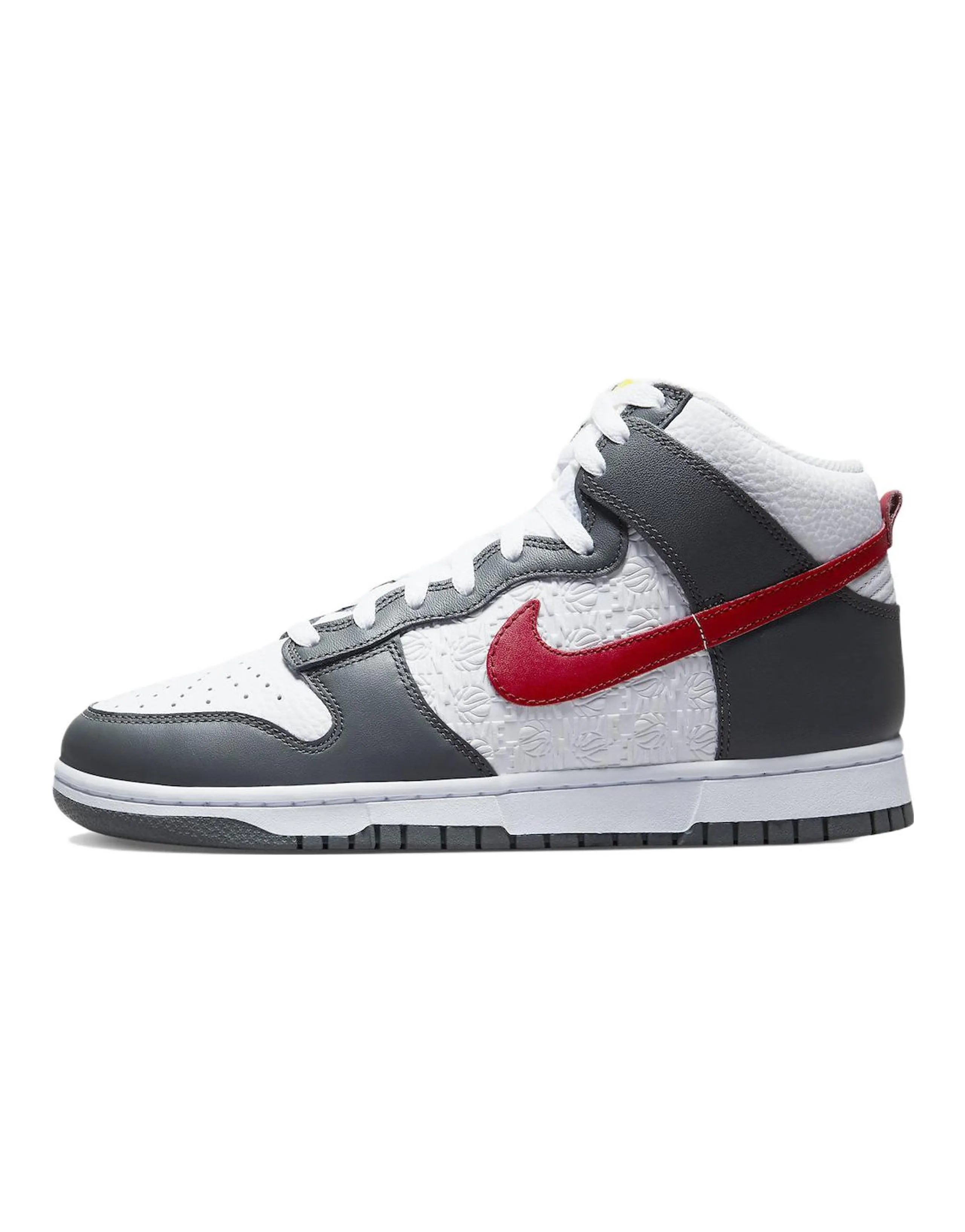 Nike Dunk High Embossed Basketball Grey Red