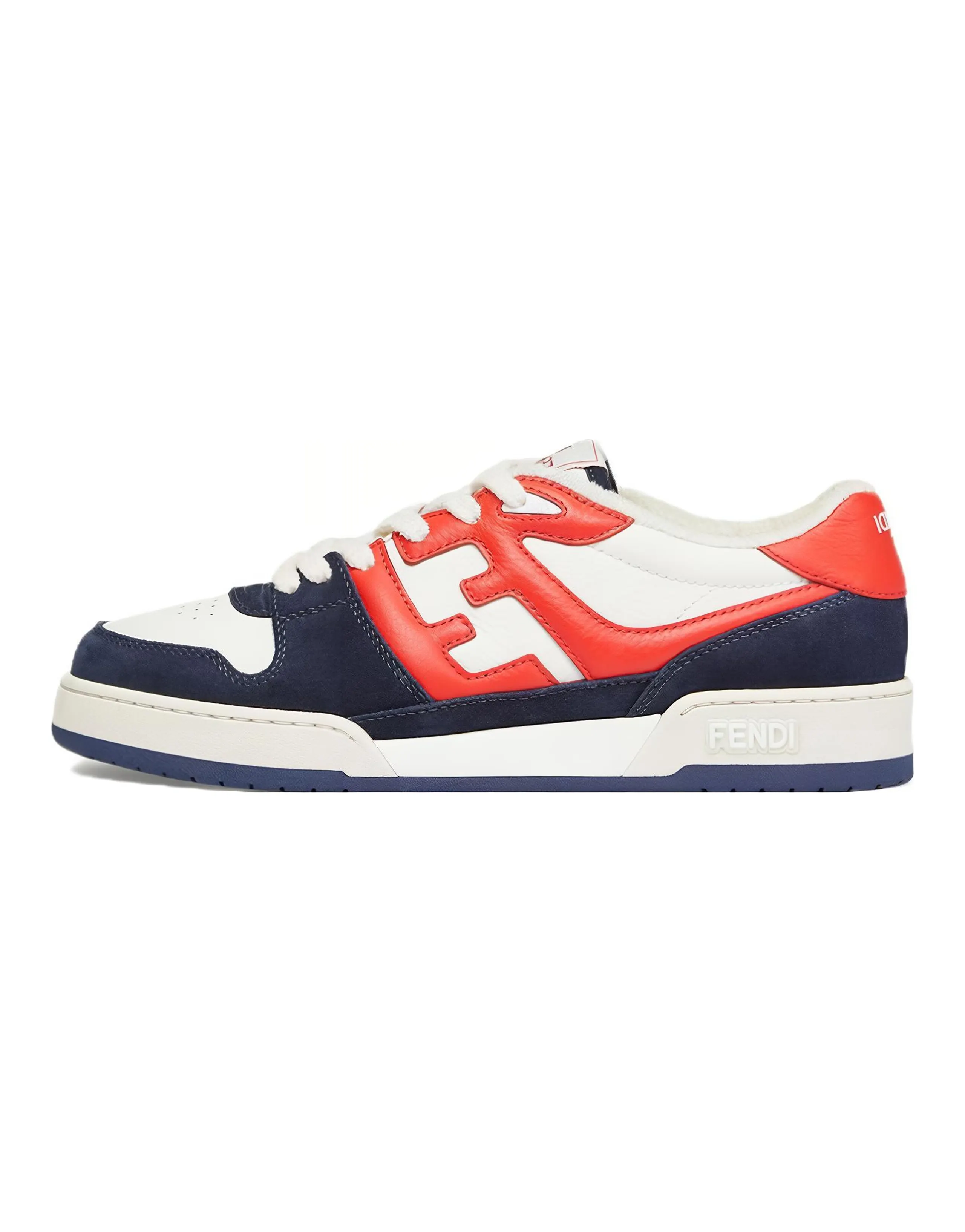 FENDI Match Low Top Suede 'Navy Orange'