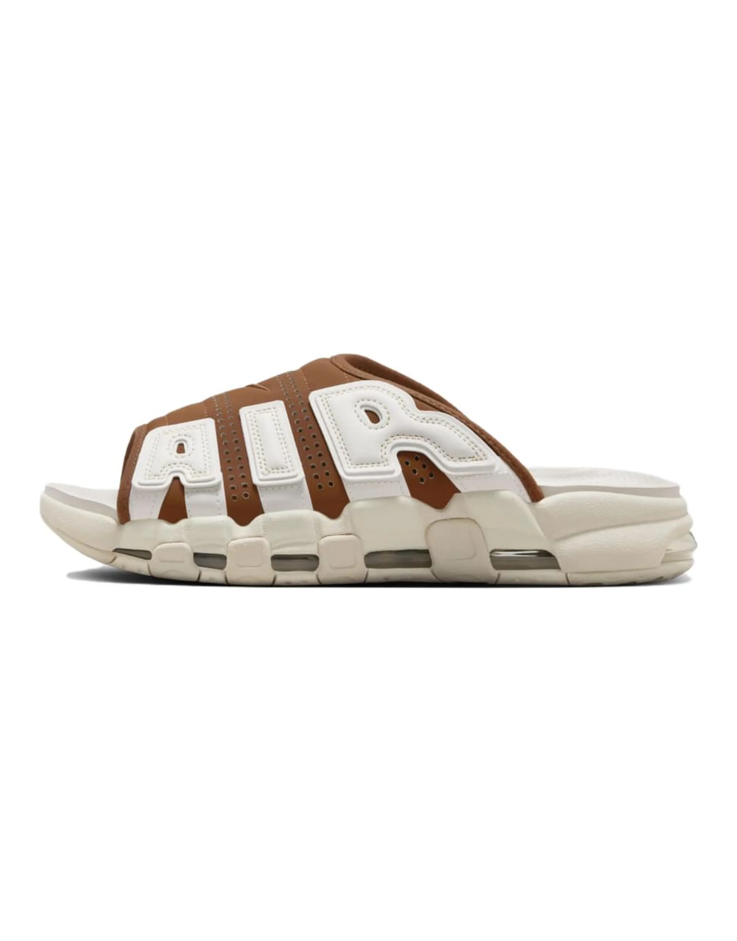 Nike Air More Uptempo Slides 'Mocha Brown'