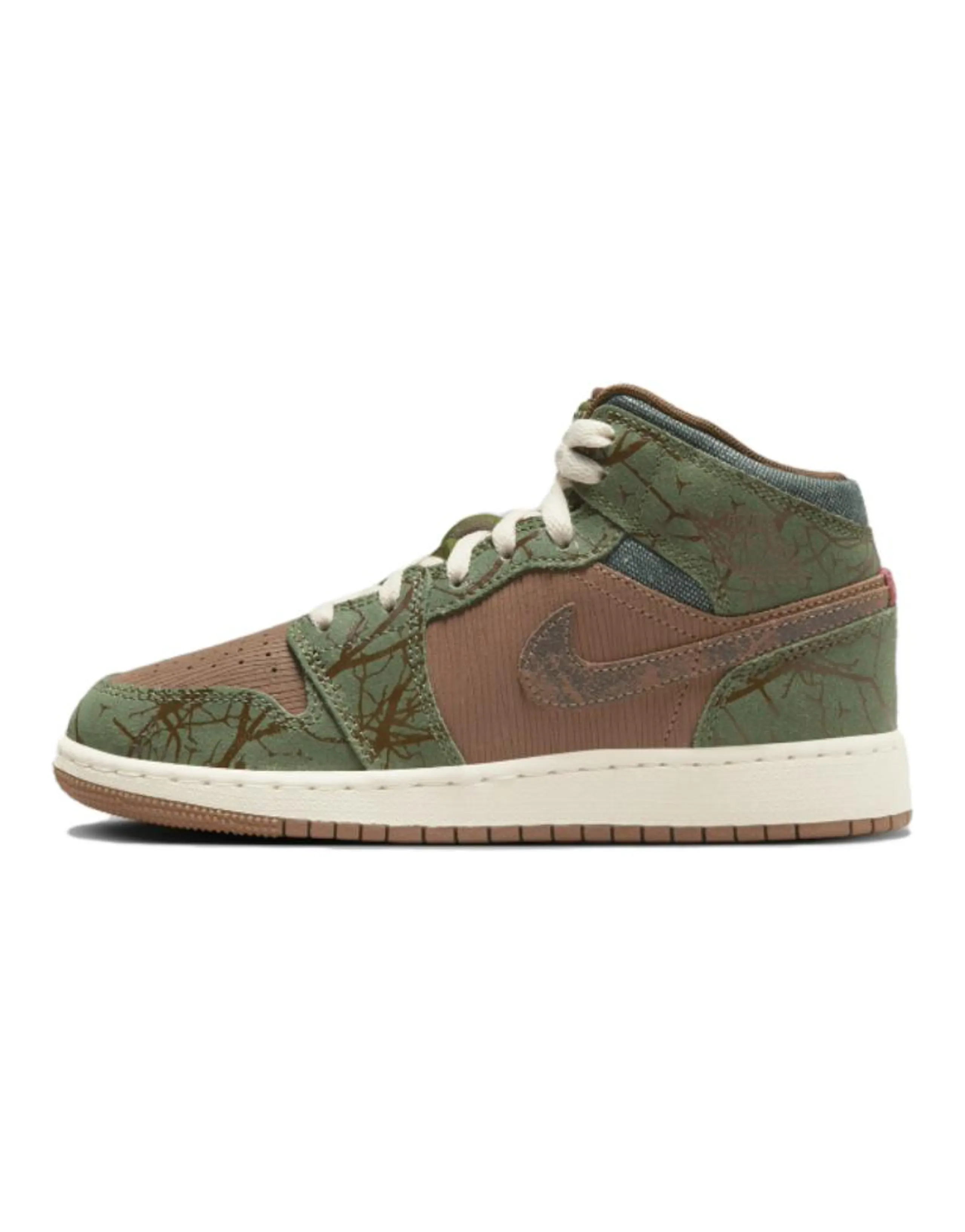 Air Jordan 1 Mid GS 'Treeline'