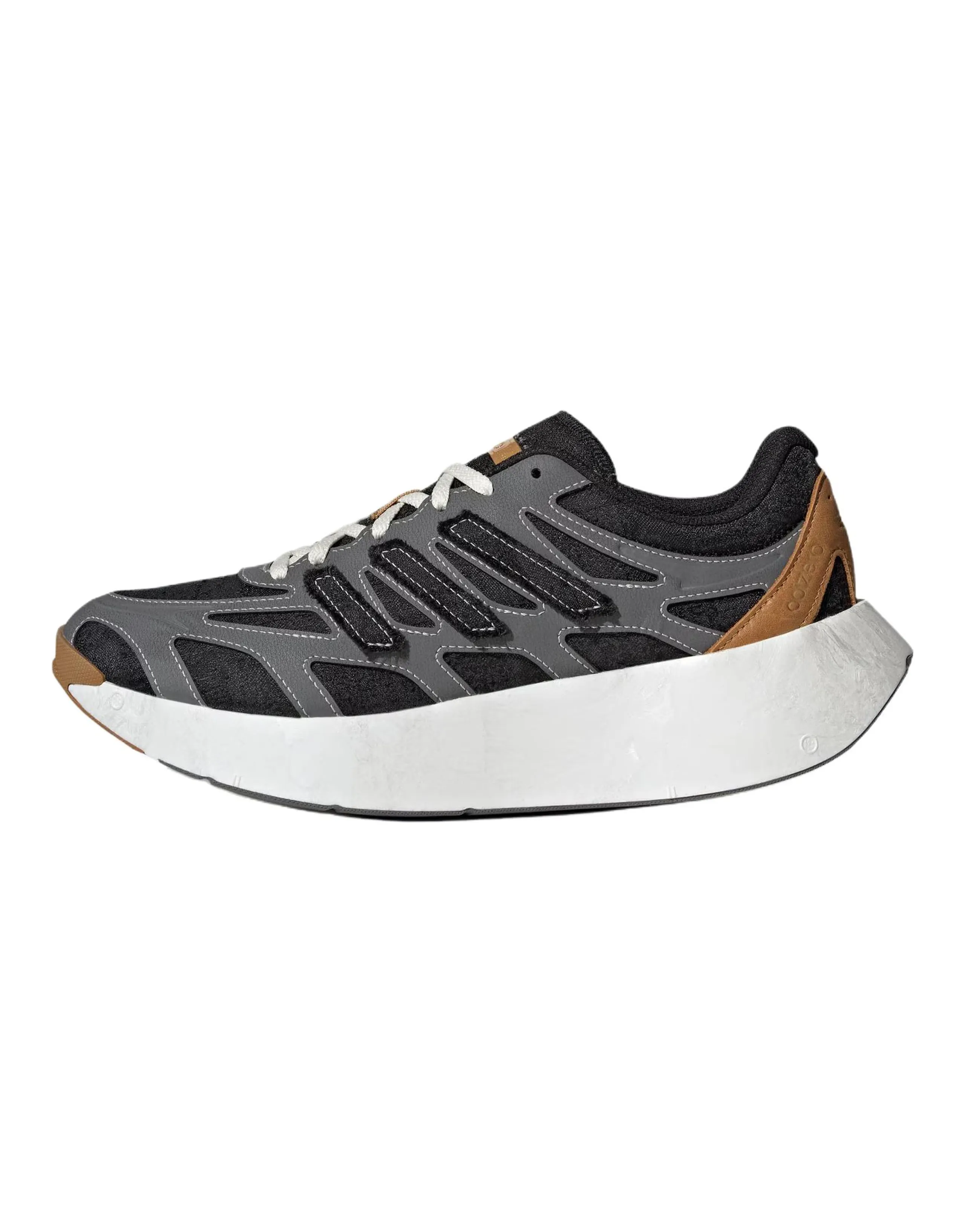 adidas Adizero Aruku Classic Versatile Casual Running Shoes Unisex Gray Black