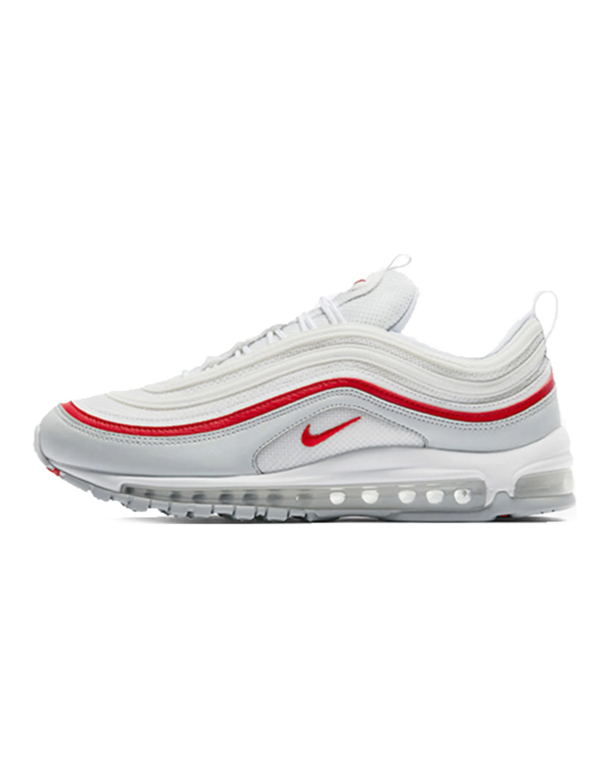 Nike Air Max 97 White Pure Platinum University Red