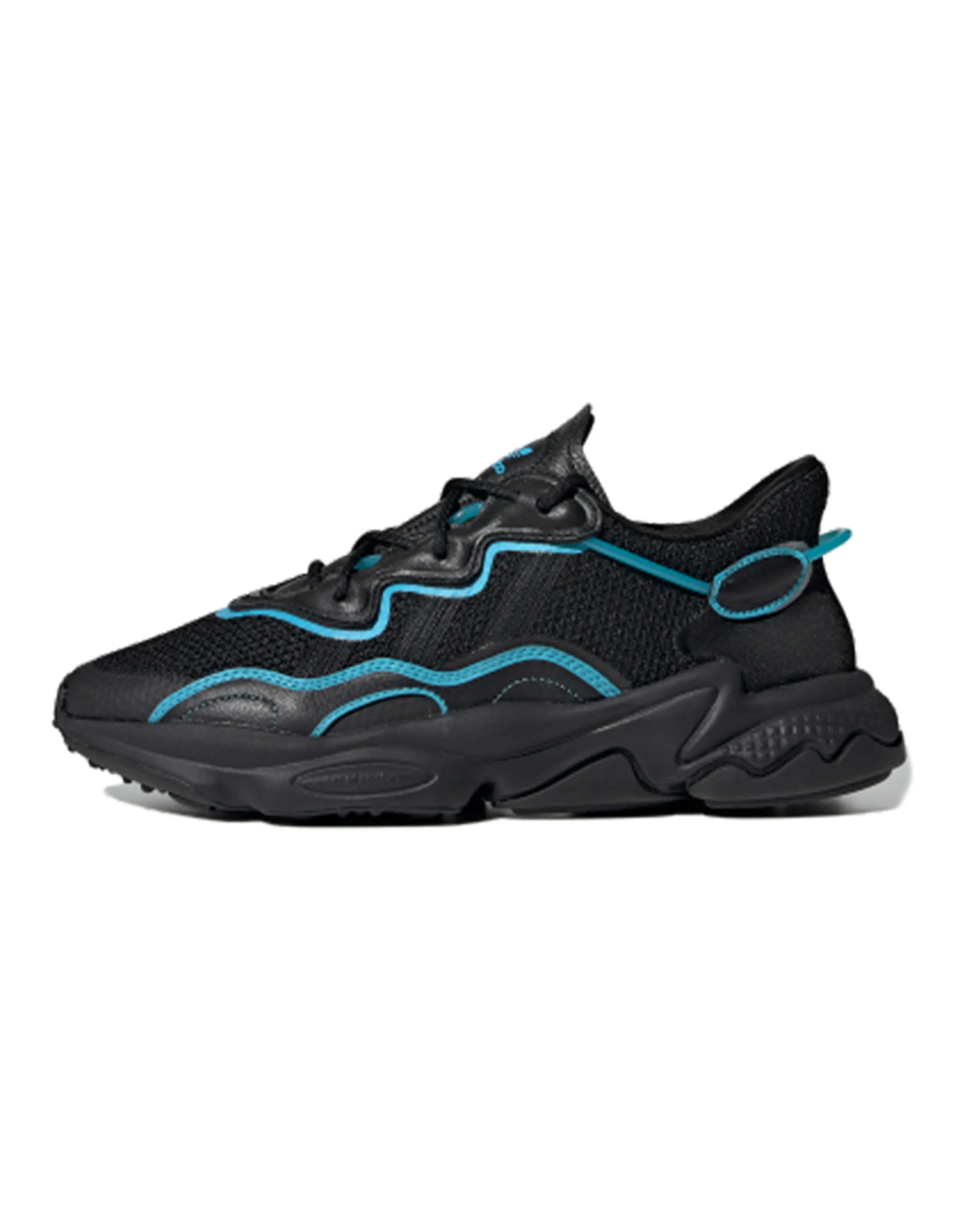 Adidas Originals Ozweego Core Black Bright Cyan