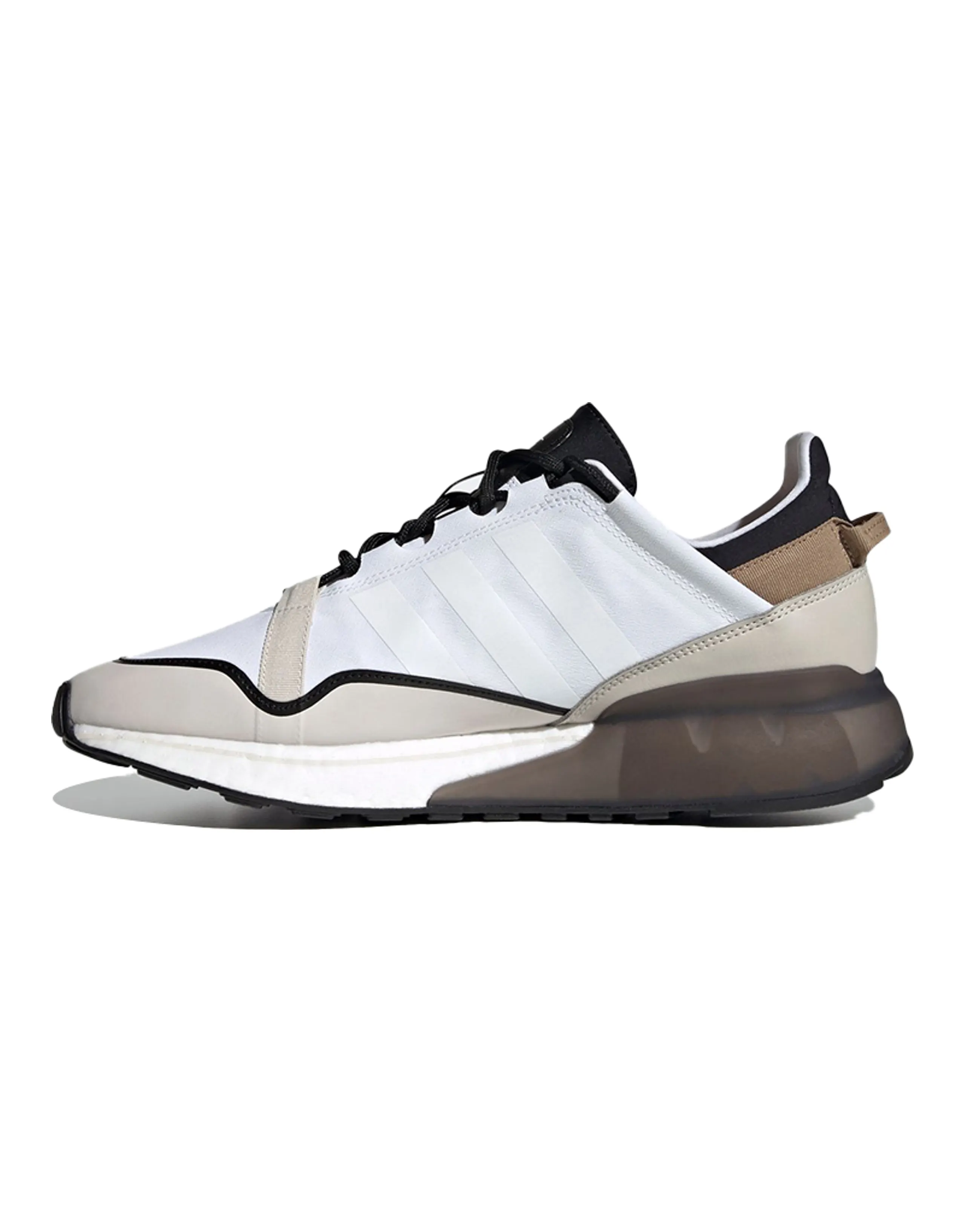 Adidas Originals Zx 2K Boost Pure White Brown Black