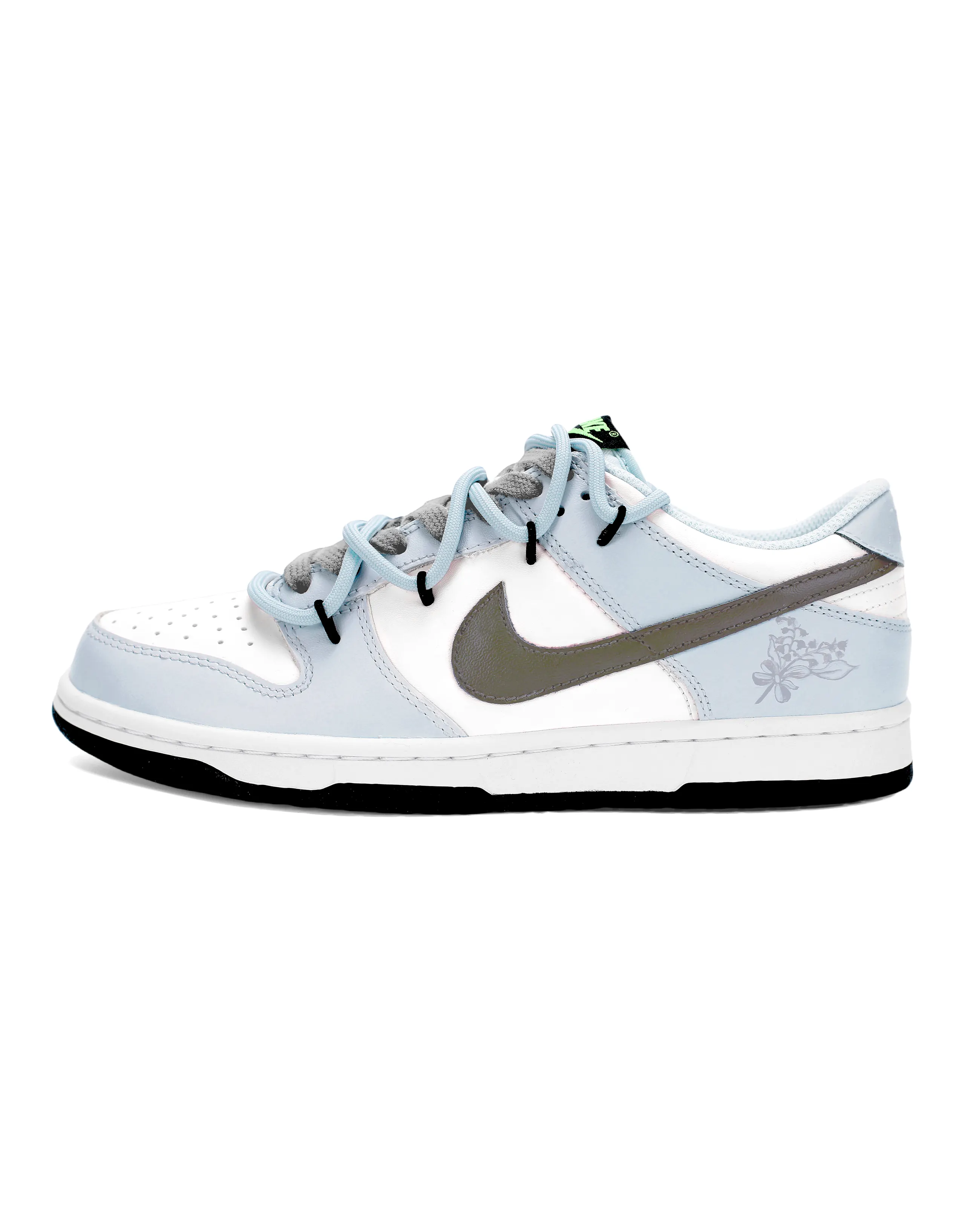 Nike Dunk Slip-Resistant Low-Top Skateboard Shoes GS Blue
