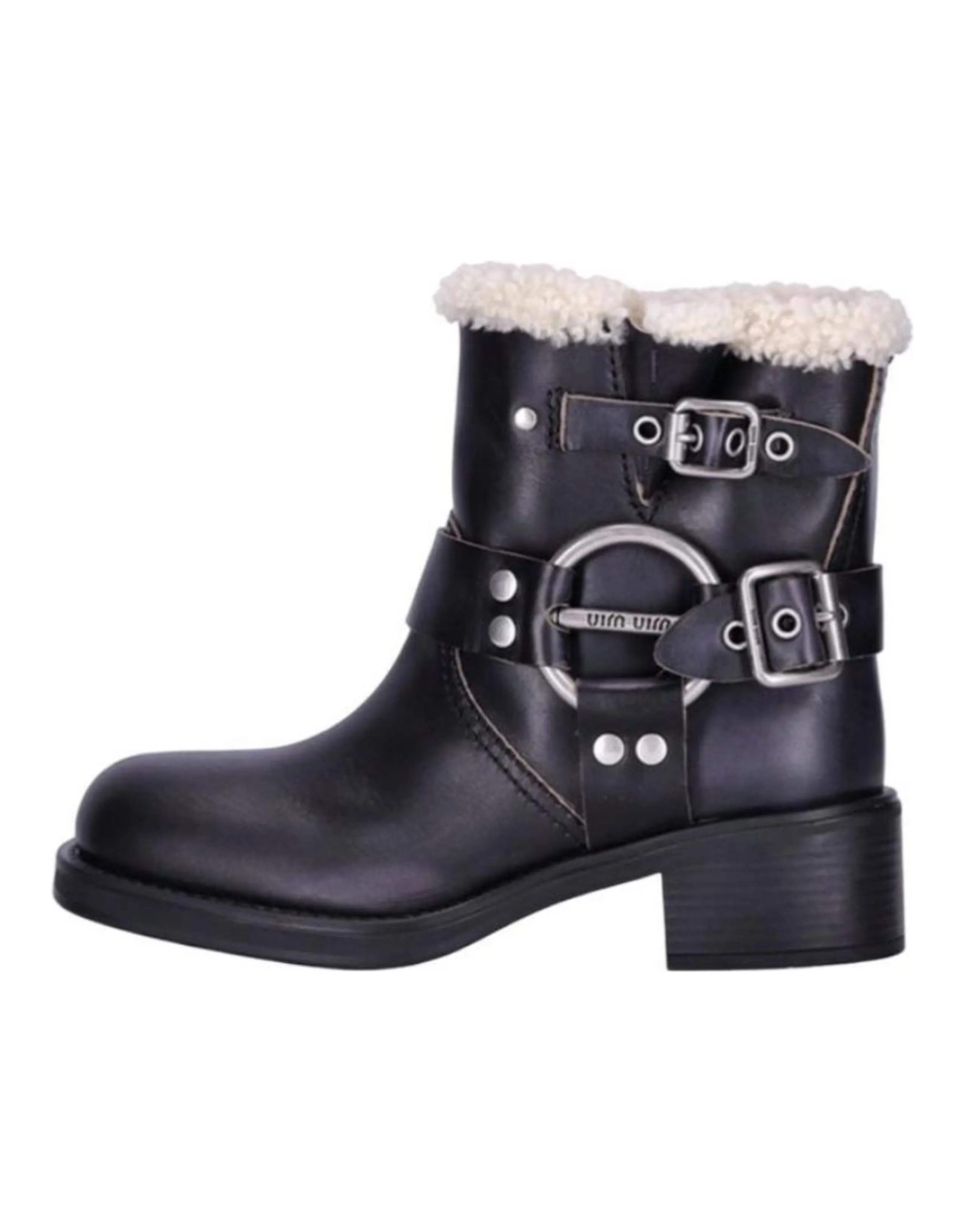 MIU MIU Ankle Boots Women's Black