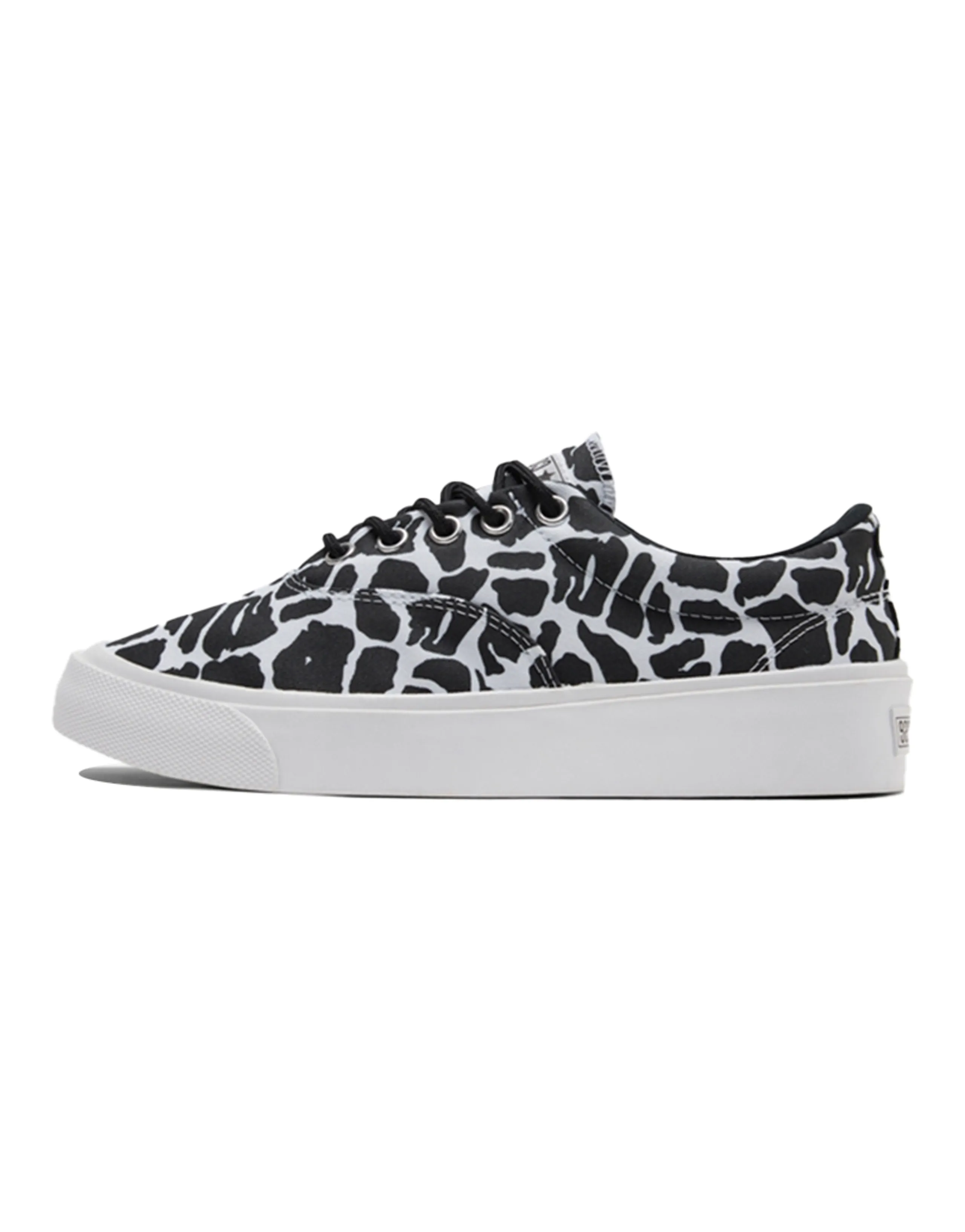Converse Skidgrip Stylish Low Top Casual Canvas Shoes Black Gray Printing 'Black Gray'