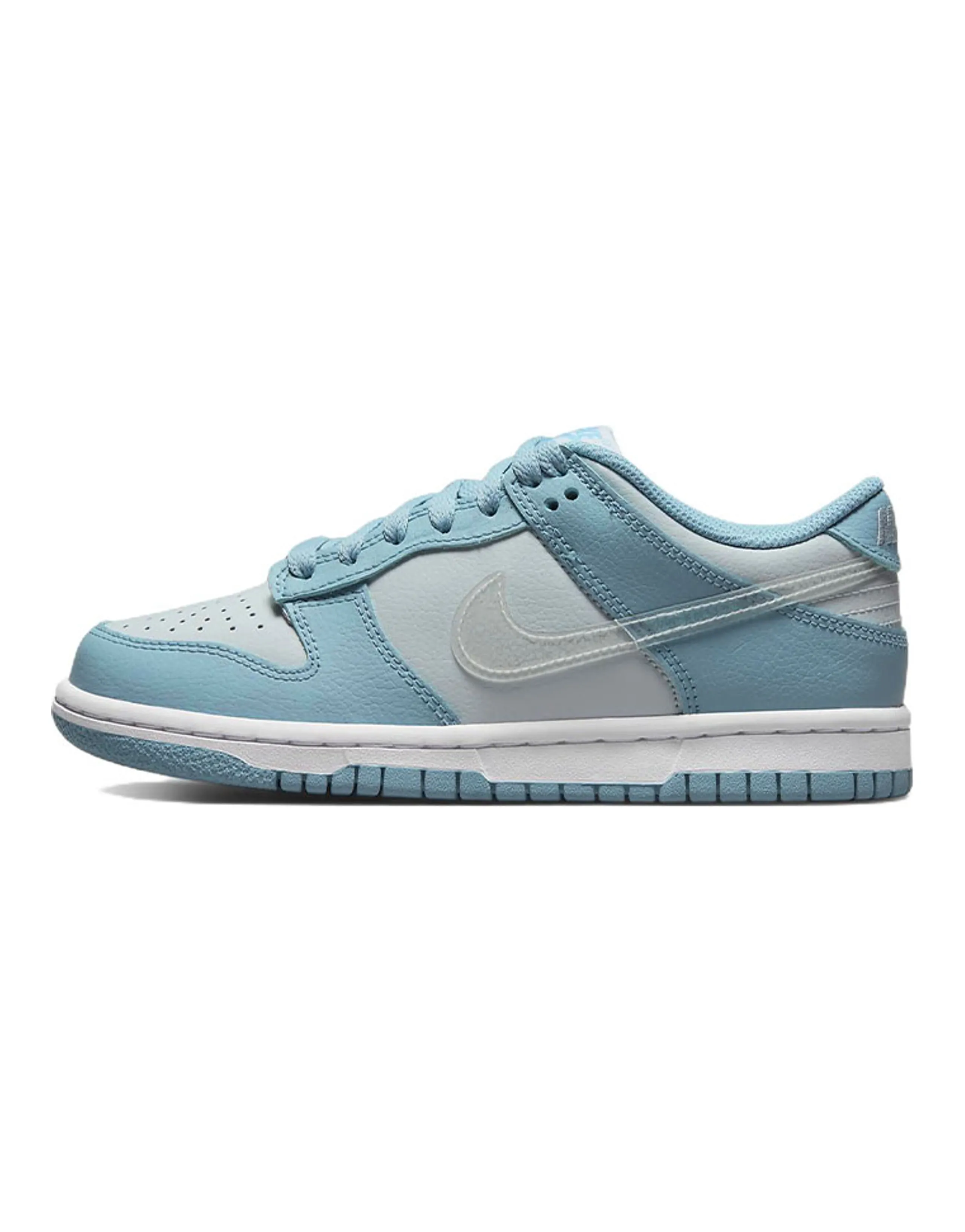 Nike Dunk Low Clear Blue Swoosh GS
