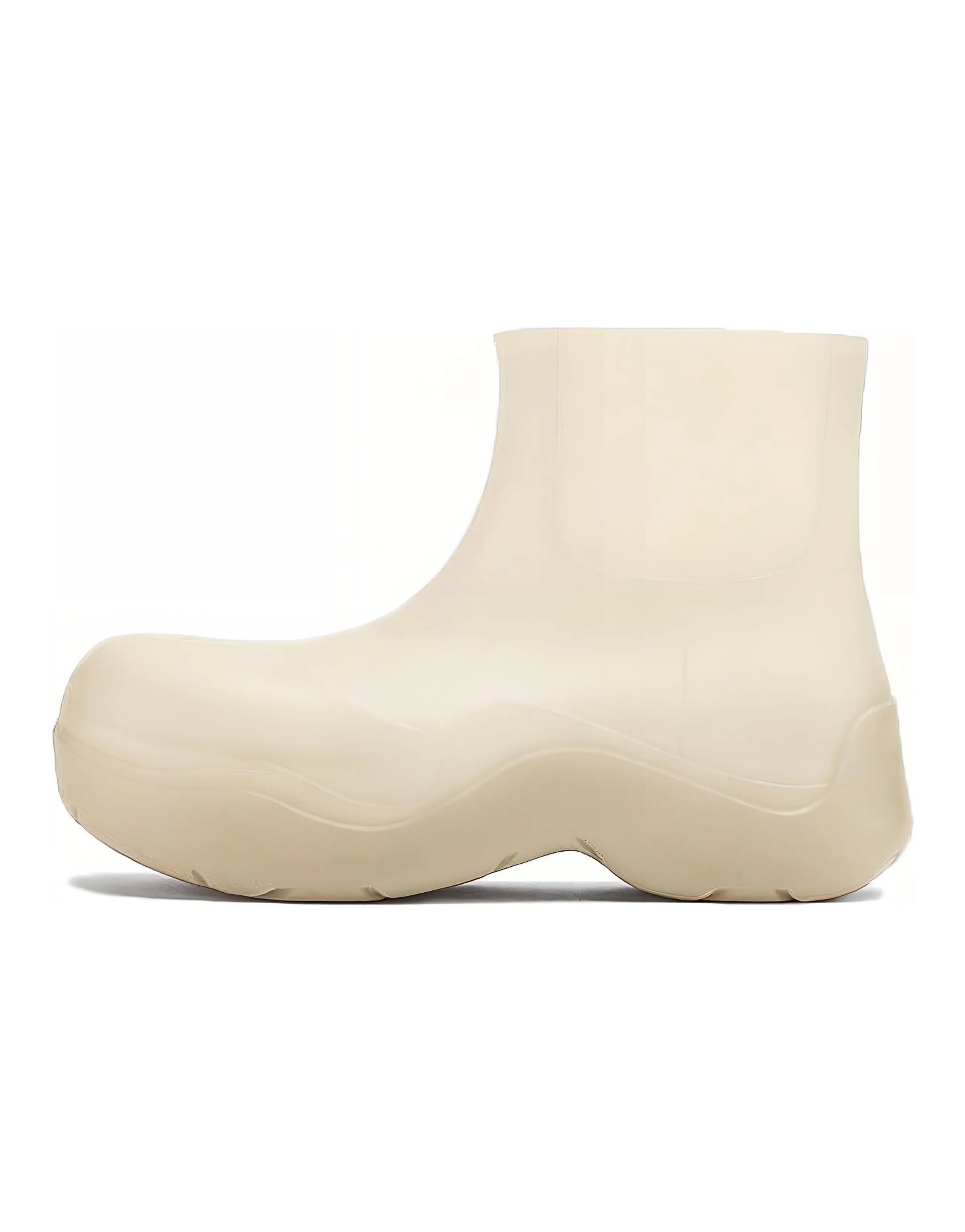 Bottega Veneta Puddle Rain Boots Ankle Boots Women's White