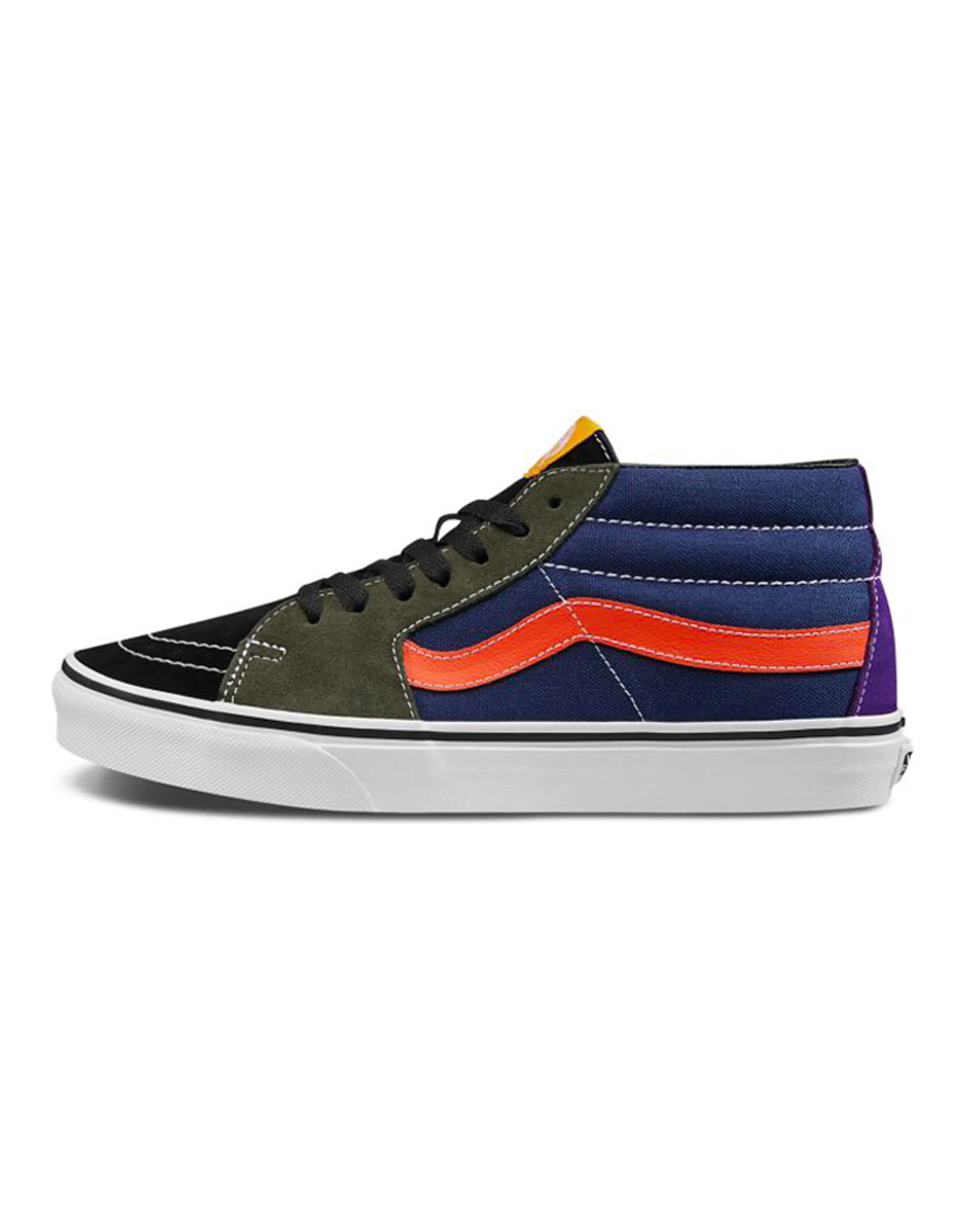 Vans Mix Match SK8MID 'Black Red Blue'