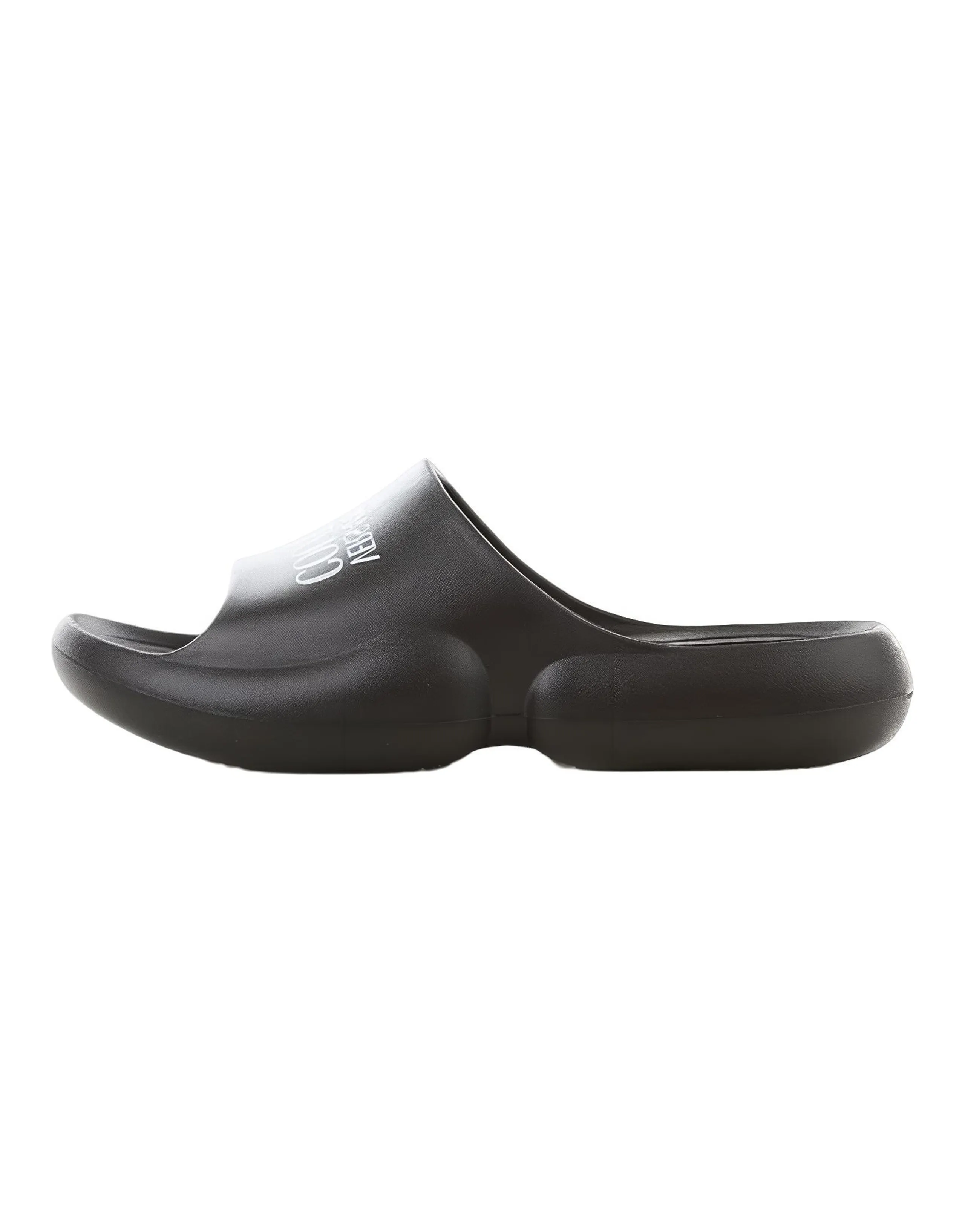 VERSACE JEANS Logo Flat EVA Thong Sandals Women's Black