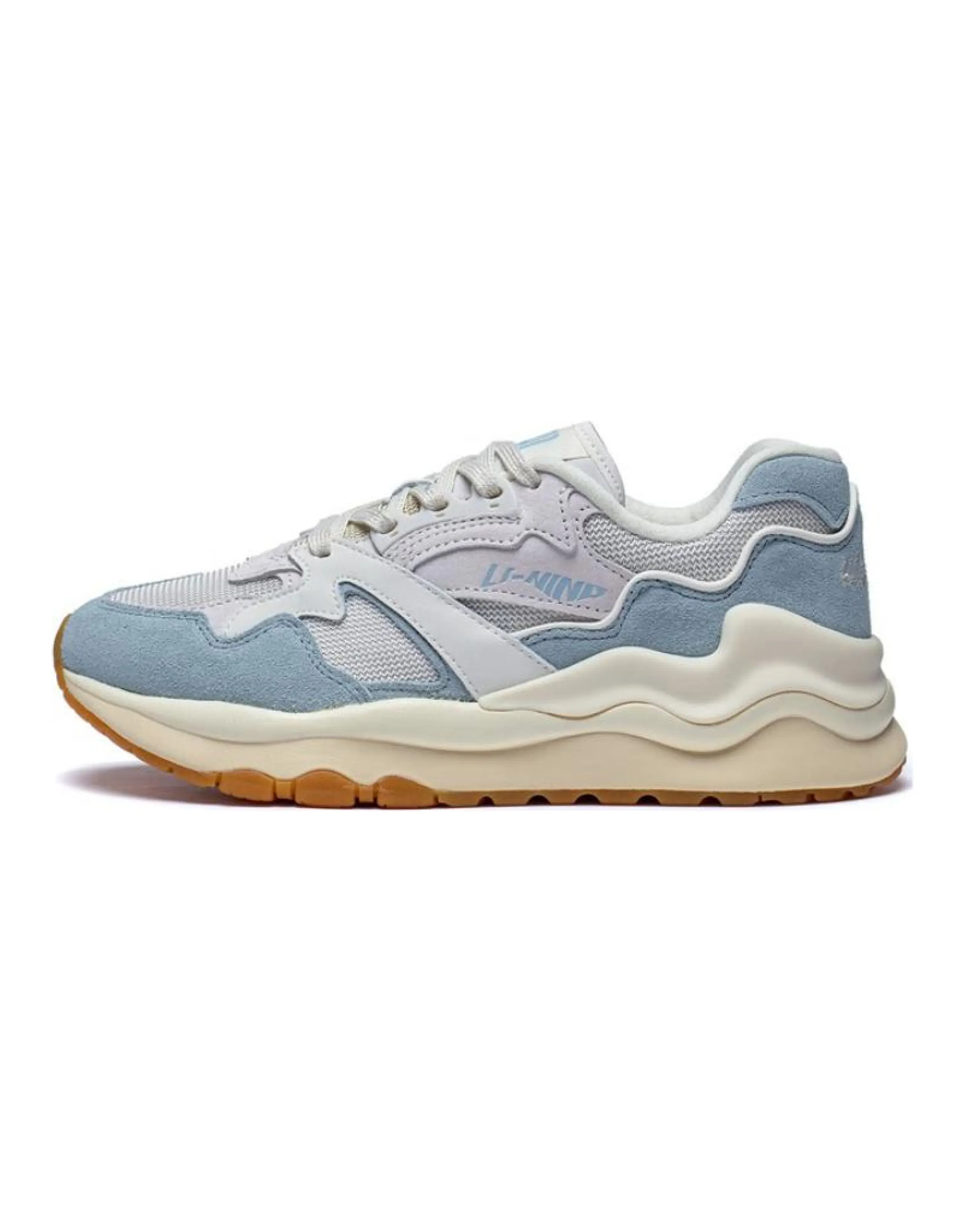 LiNing Casual Shoes Women's Low-Top White Cyan