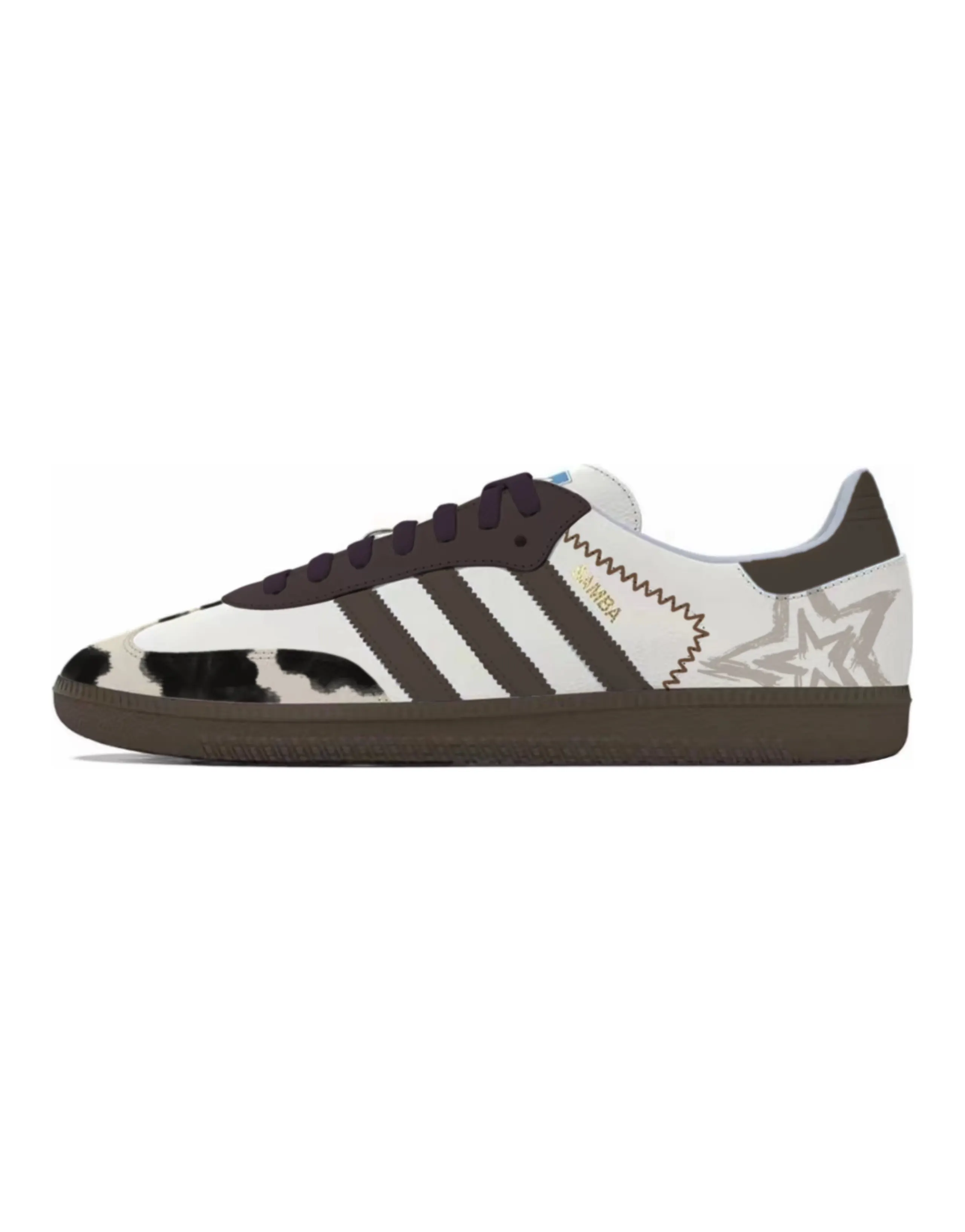 Adidas Samba OG Anti-Slip Wear-Resistant Low-Top Skateboard Shoes Unisex Coffee