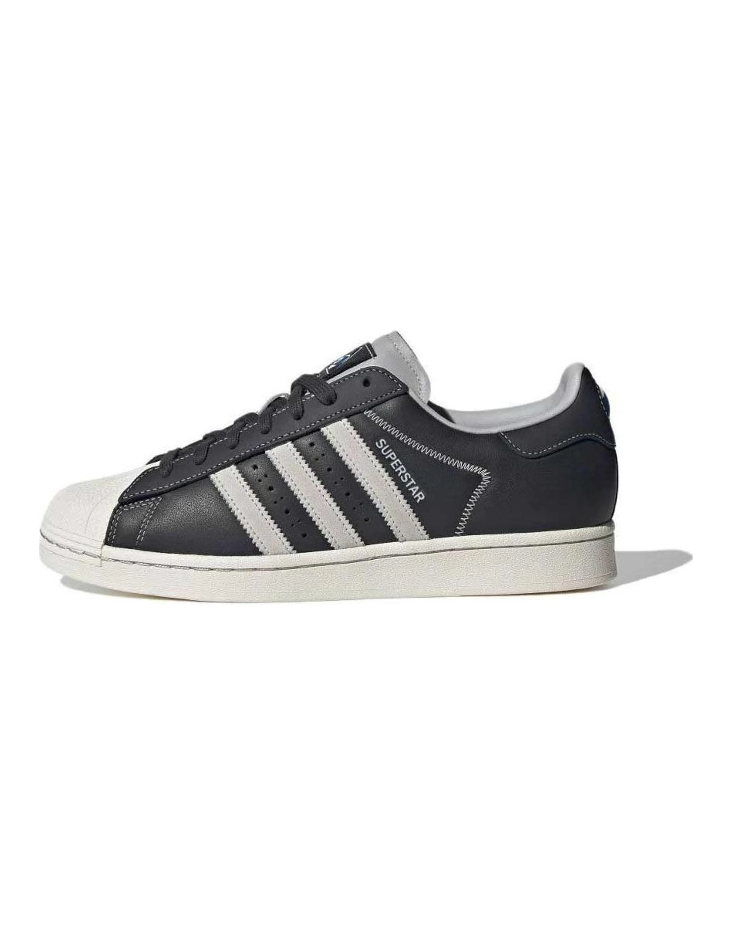 Adidas Superstar 'Carbon Grey Contrast Stitch'