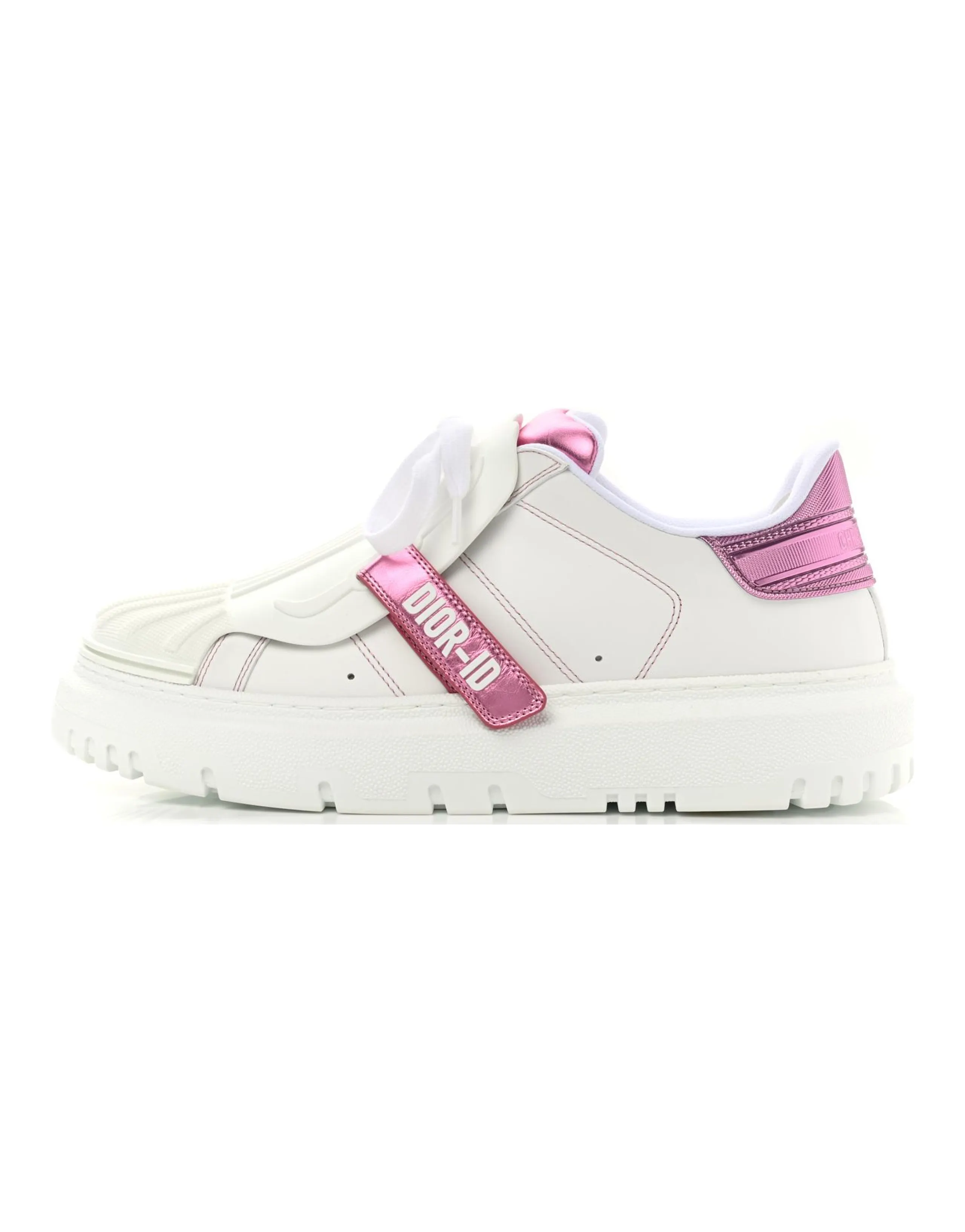 DIOR Dior-ID Shell Shoes Low-Top Stylish Skateboarding Shoes Women's White Pink