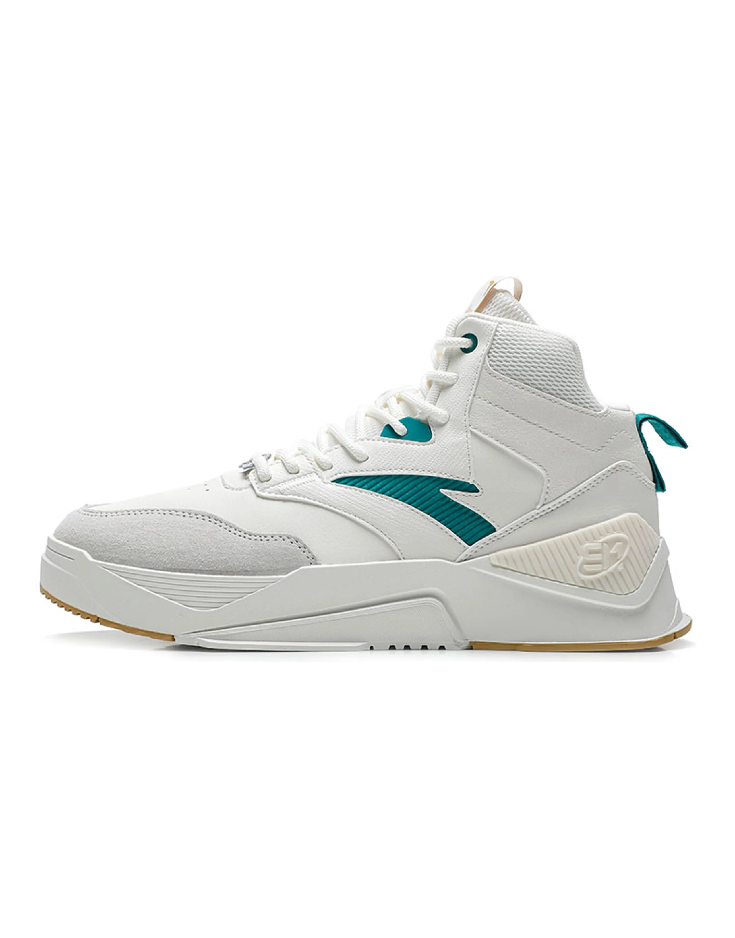 Anta Life Collection Wear-resistant And Lightweight Low-Top Skateboard Shoes Men's White Green
