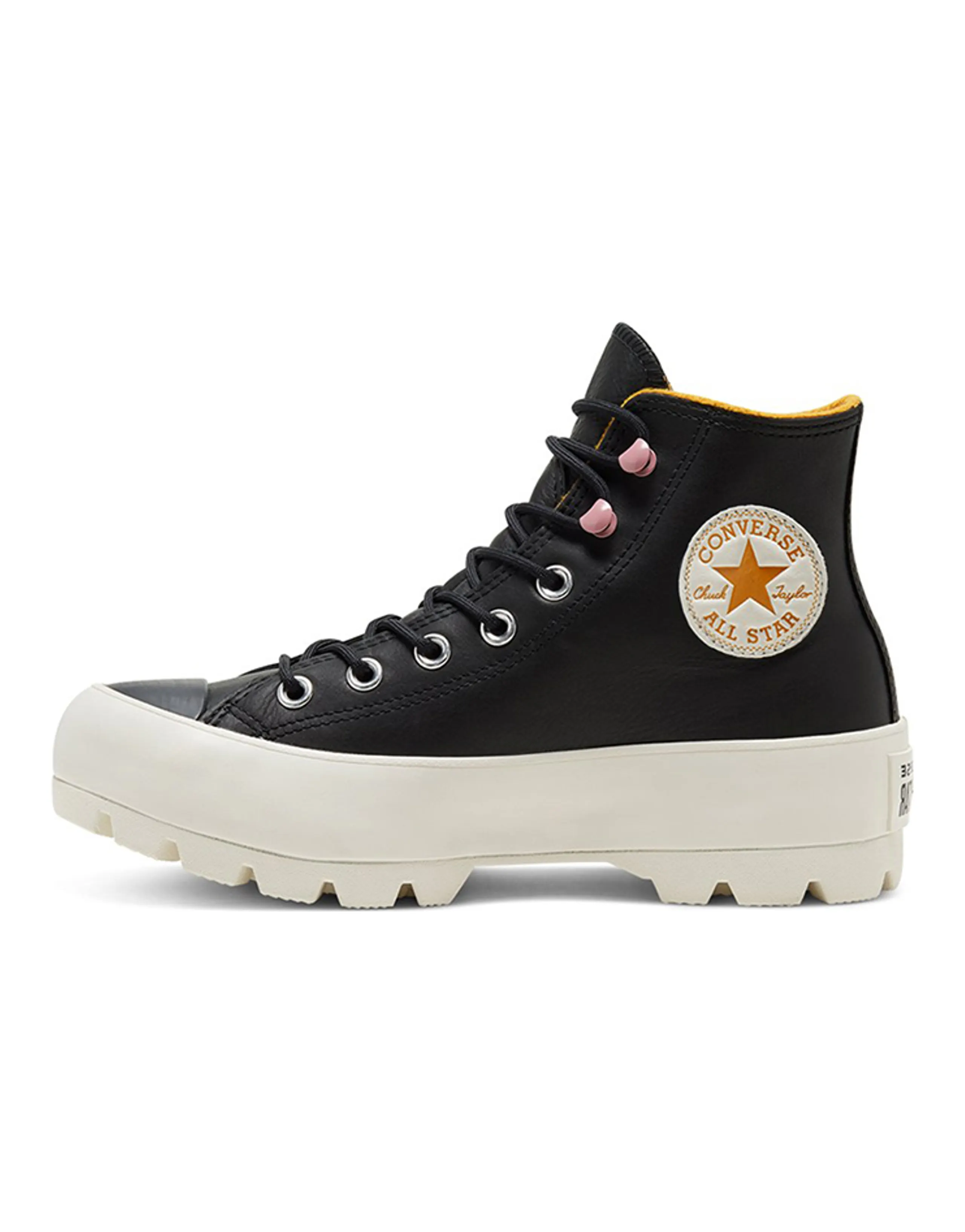 Converse Women's Chuck Taylor All Star Lugged Winter High Gtx 'Black Saffron Yellow' Women's