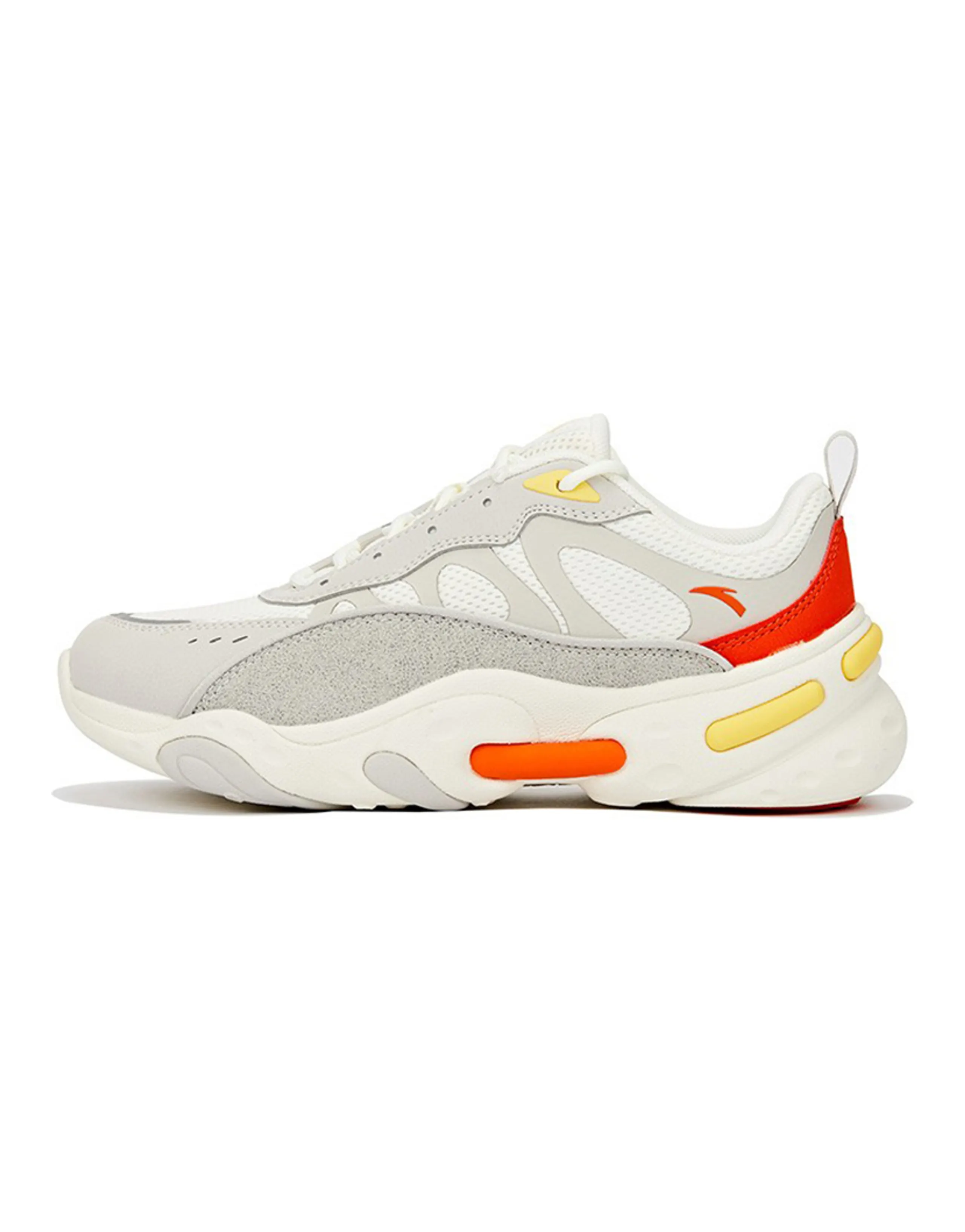 Anta Cushioning Dad Shoes Gray White Women's