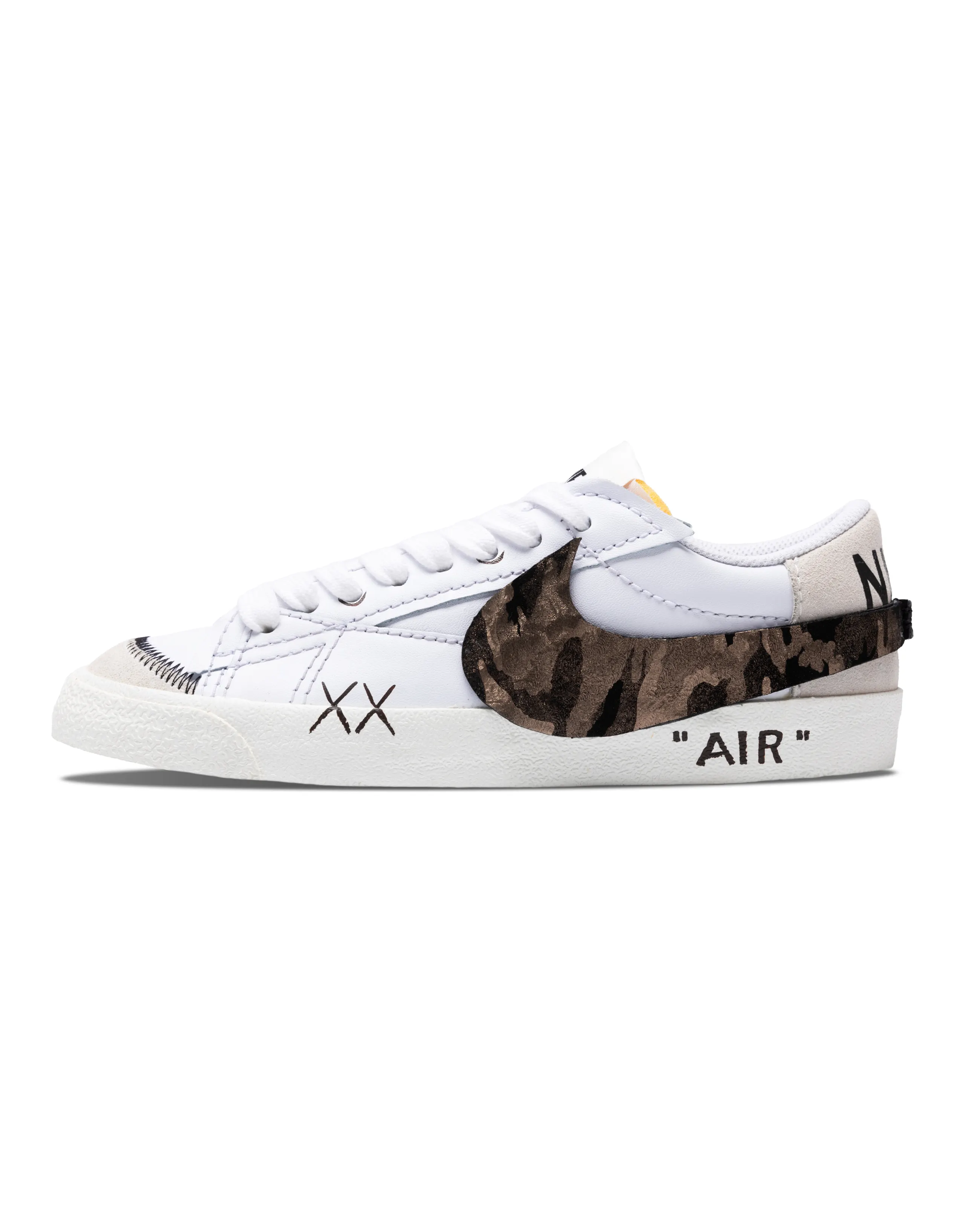 Nike Blazer Skateboard Shoes Unisex Low-Top White/Brown