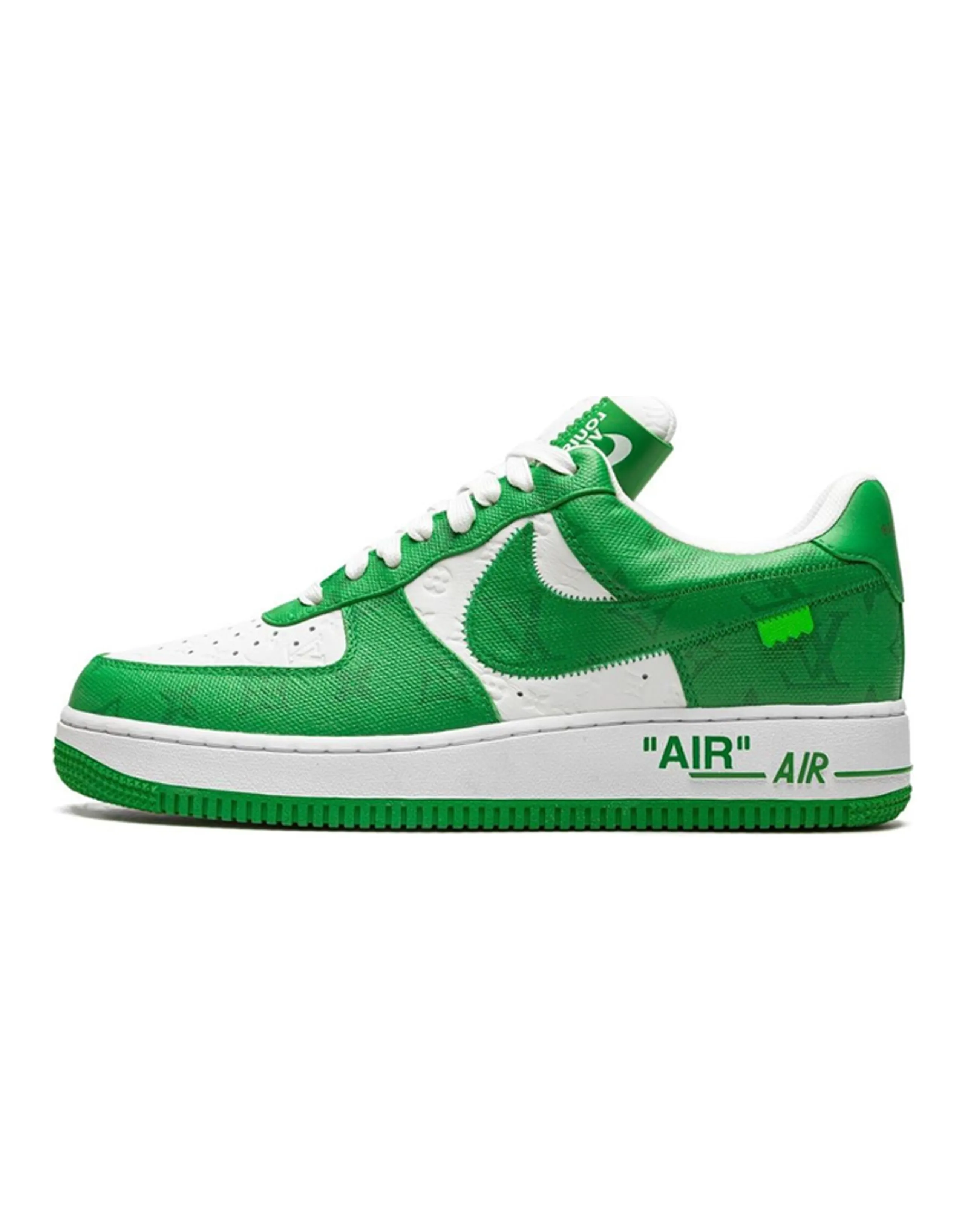 Nike X LOUIS VUITTON Air Force 1 Low "Virgil Abloh - White/Green" Sneakers