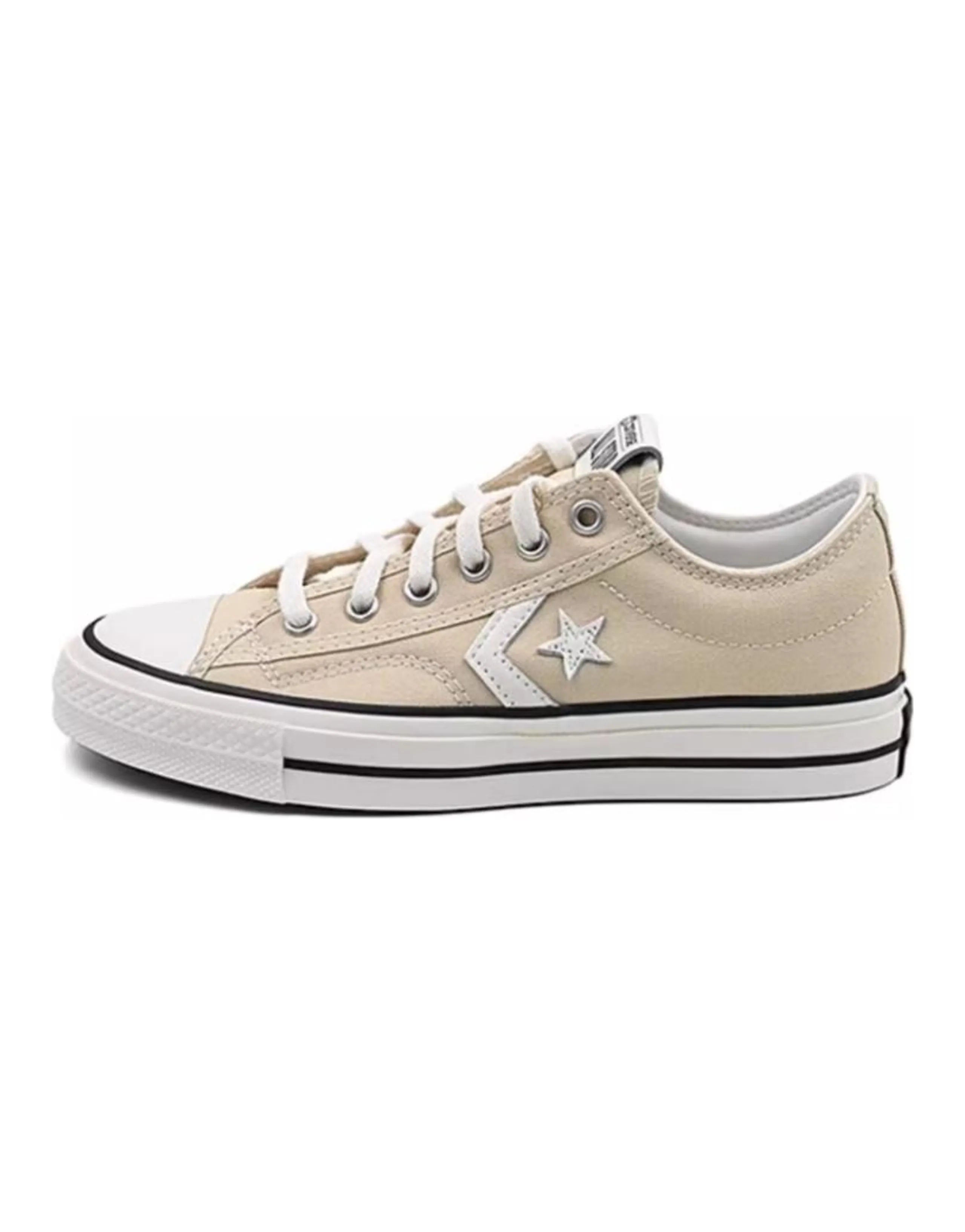 Converse Anti-Slip Wear-Resistant Low-Top Canvas Shoes Unisex Beige