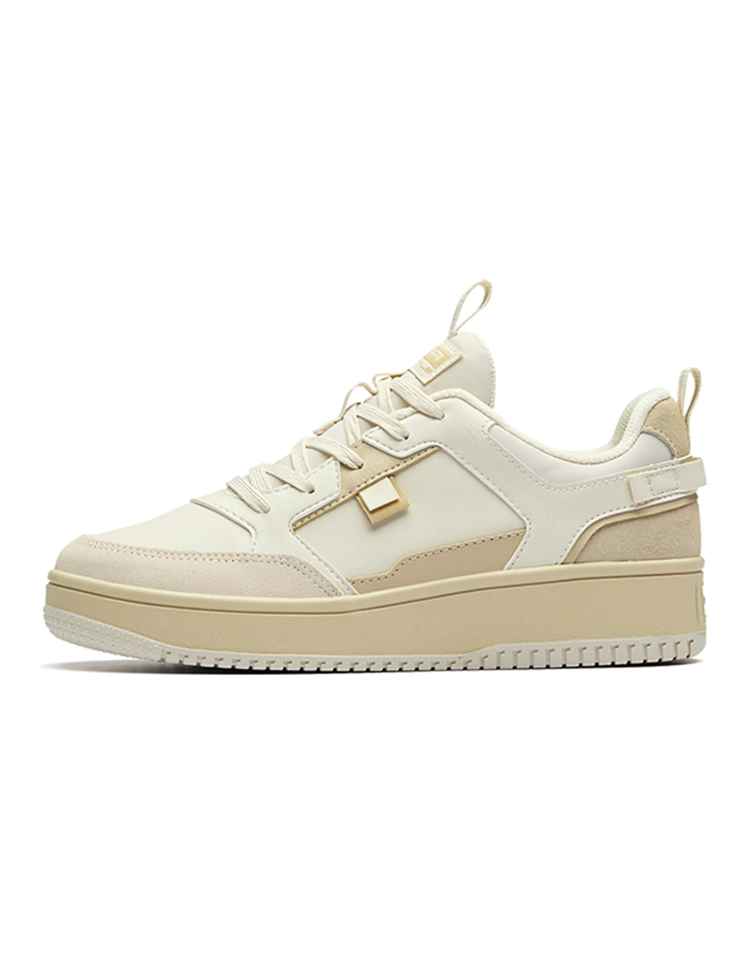 ANTA Skateboard Shoes Women's Low-Top Gray