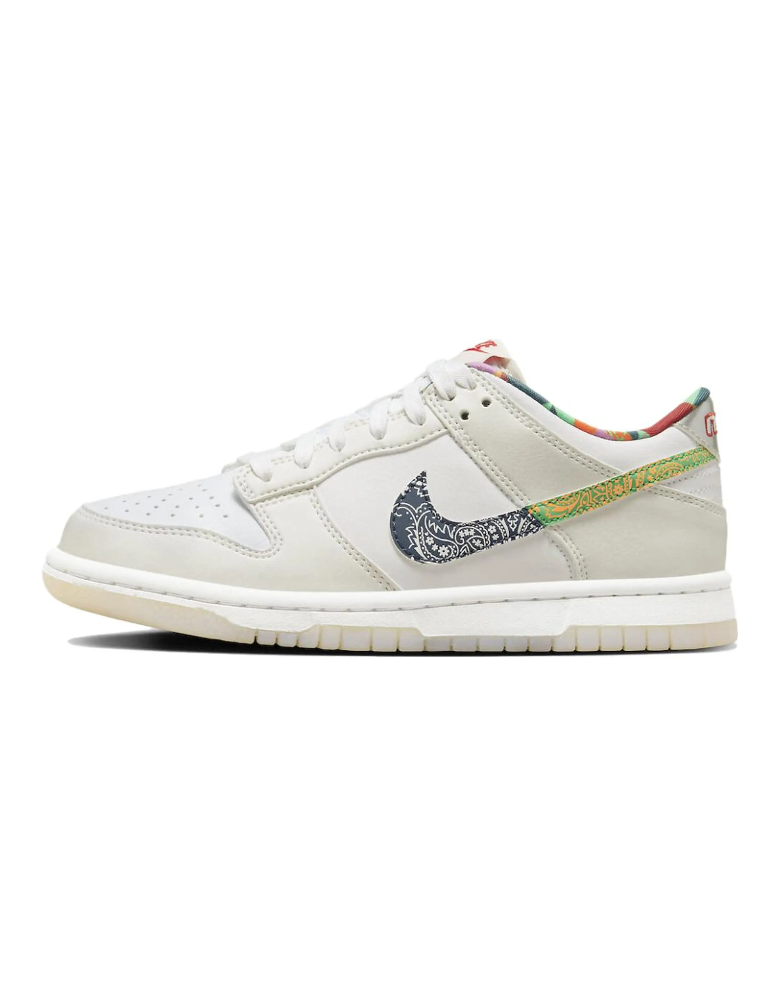 Nike Dunk Low White Multi-Color Paisley GS