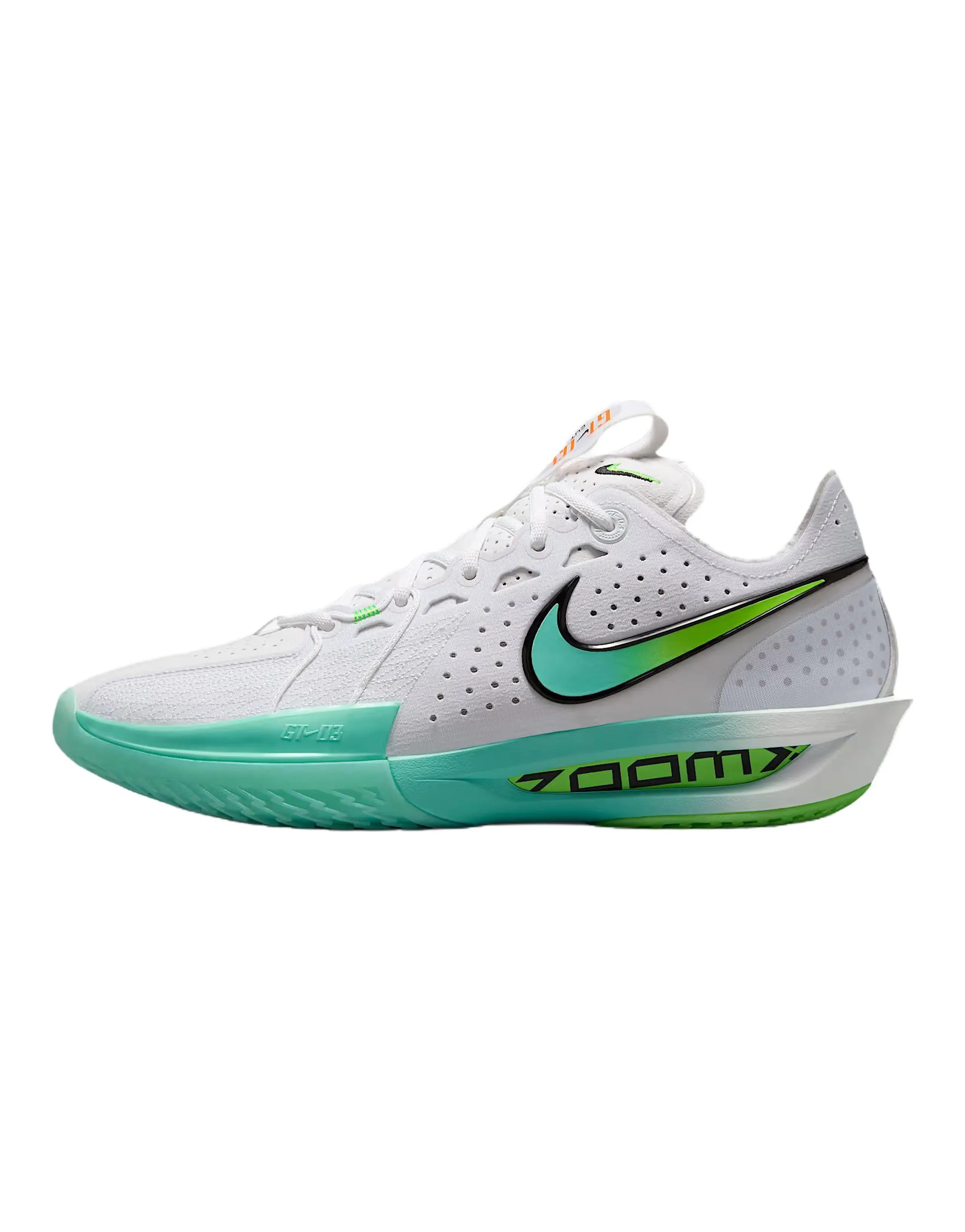 Nike G.T. Cut 3 Cushioning And Breathable Low Top Basketball Shoes Unisex White Green