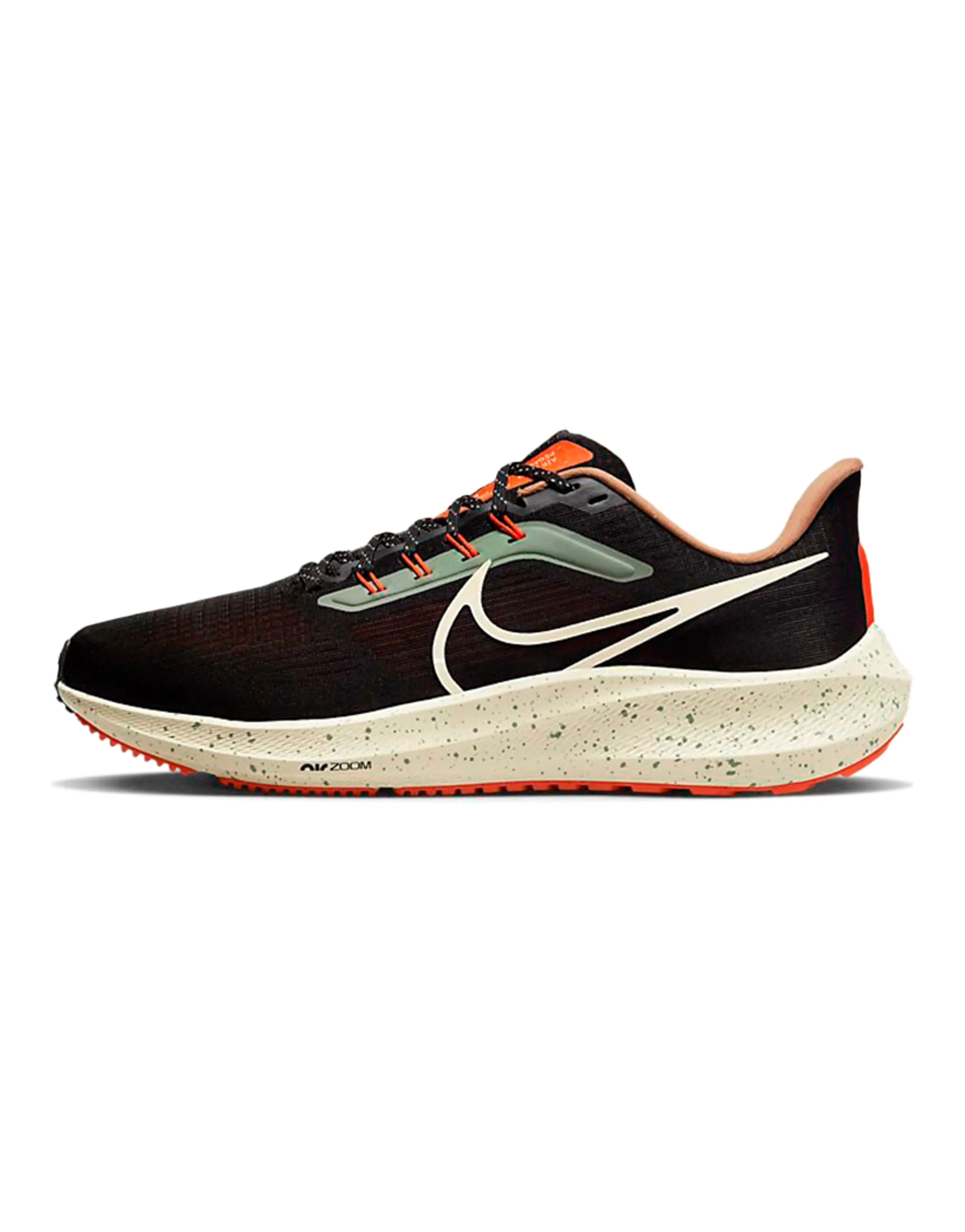 Nike Air Zoom Pegasus 39 Black Green Safety Orange