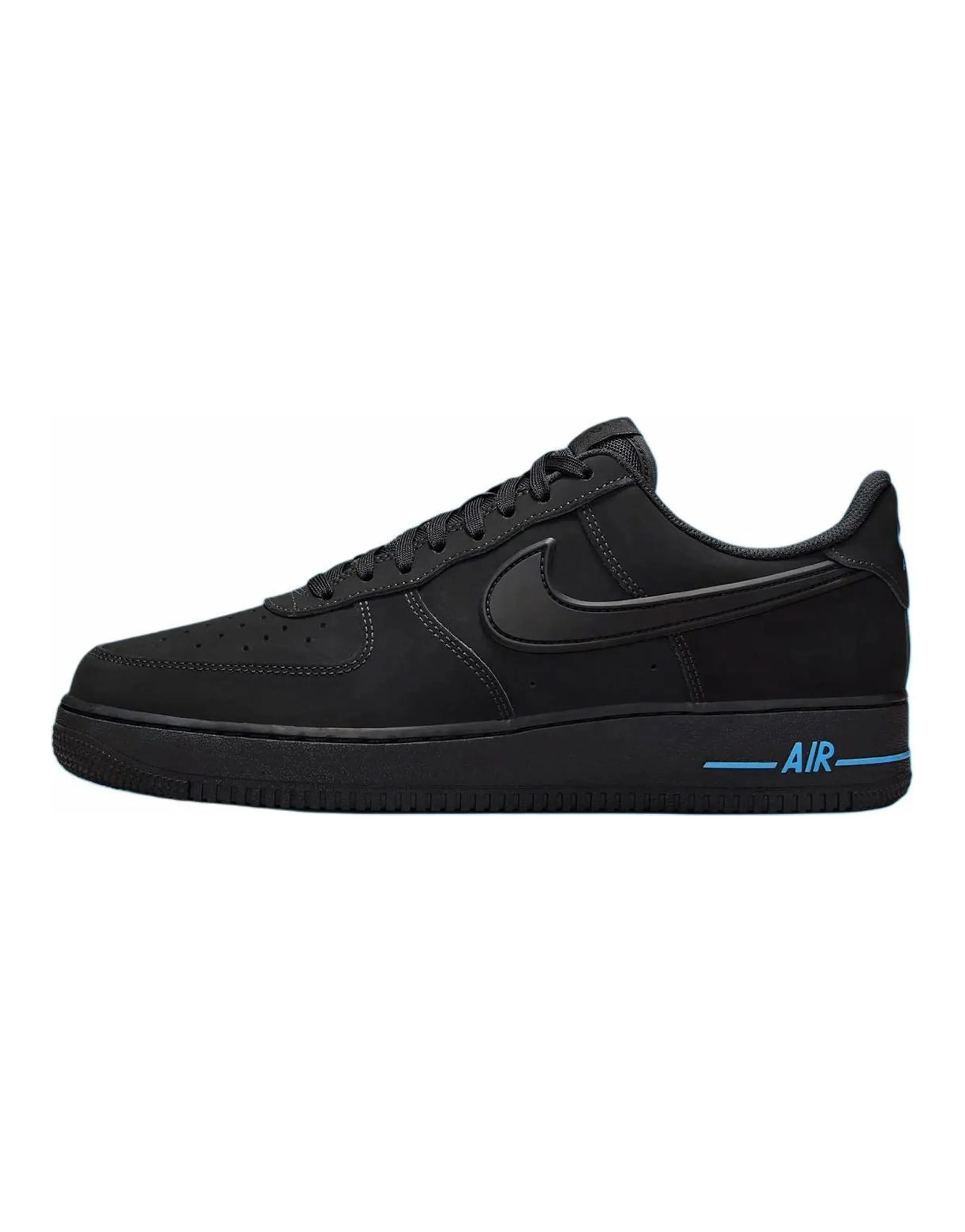 Nike Air Force 1 Anti-Slip Wear-Resistant Low-Top Skateboard Shoes Unisex Black