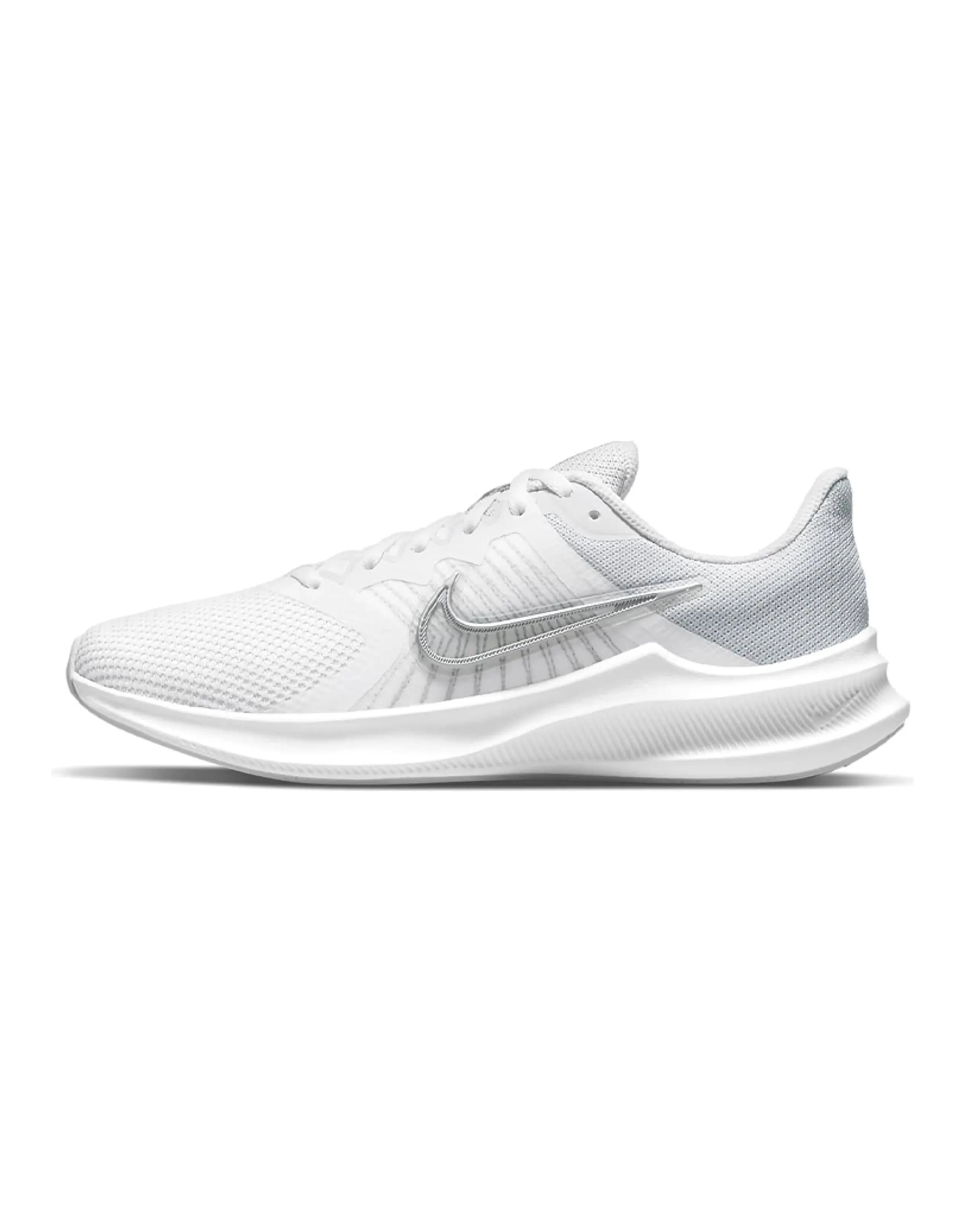 Nike Downshifter 11 White Metallic Silver Women's