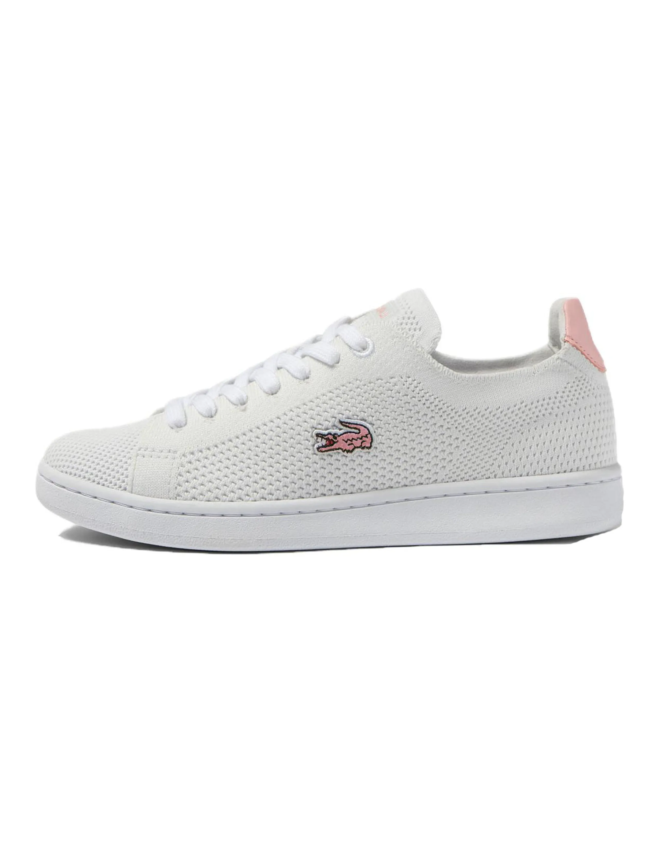 LACOSTE Carnaby Low-Top Skateboard Shoes Women's White