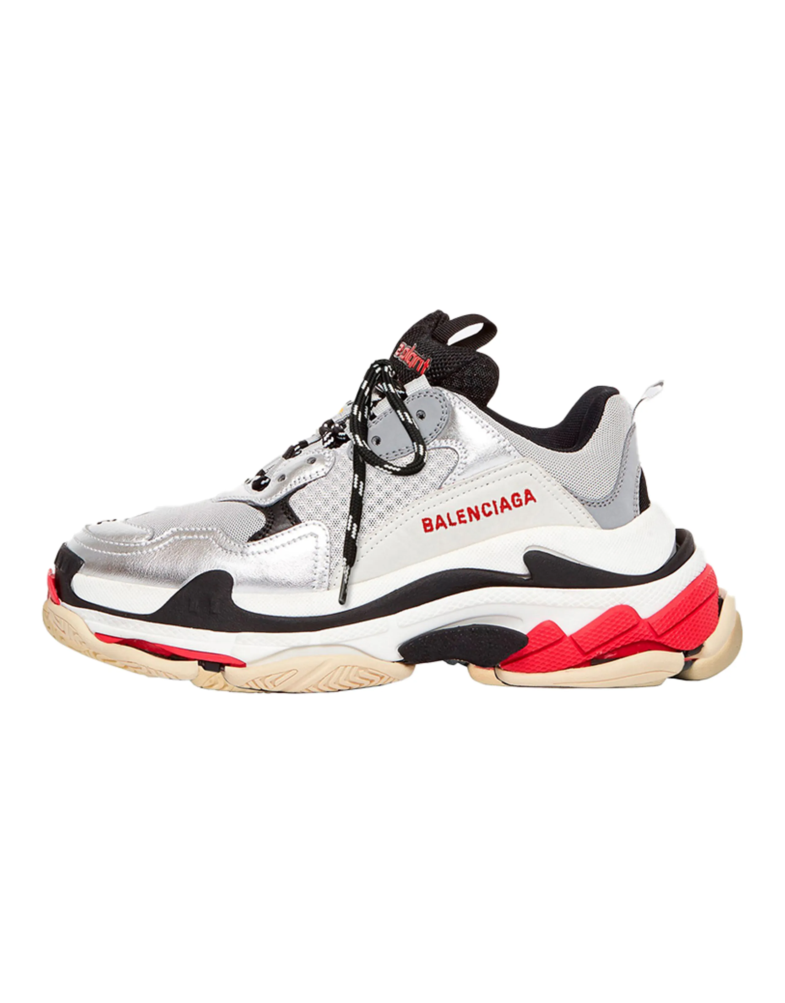 Balenciaga Triple S Silver Black 2019 Women's