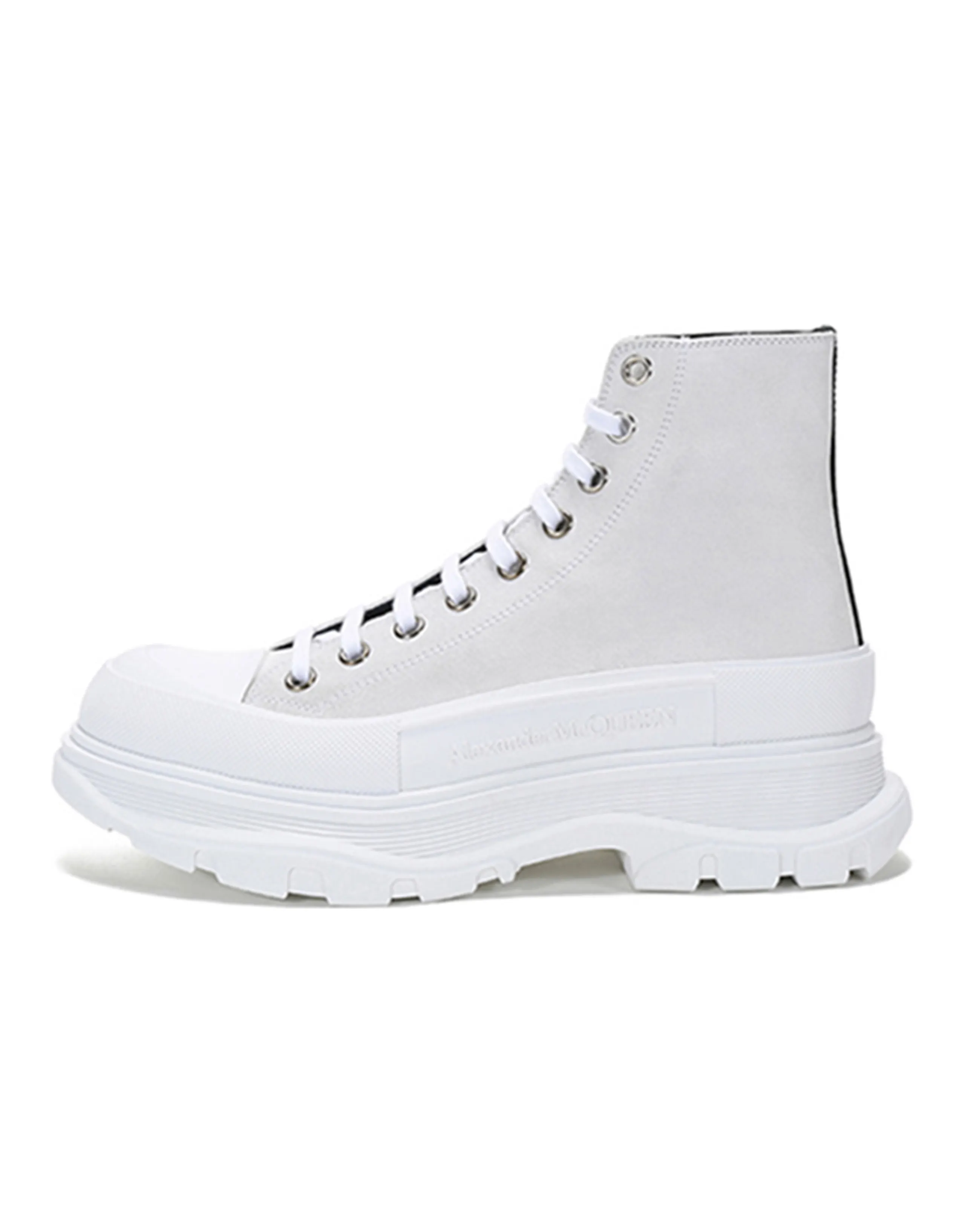 Alexander McQueen Tread Slick Boots 'White'