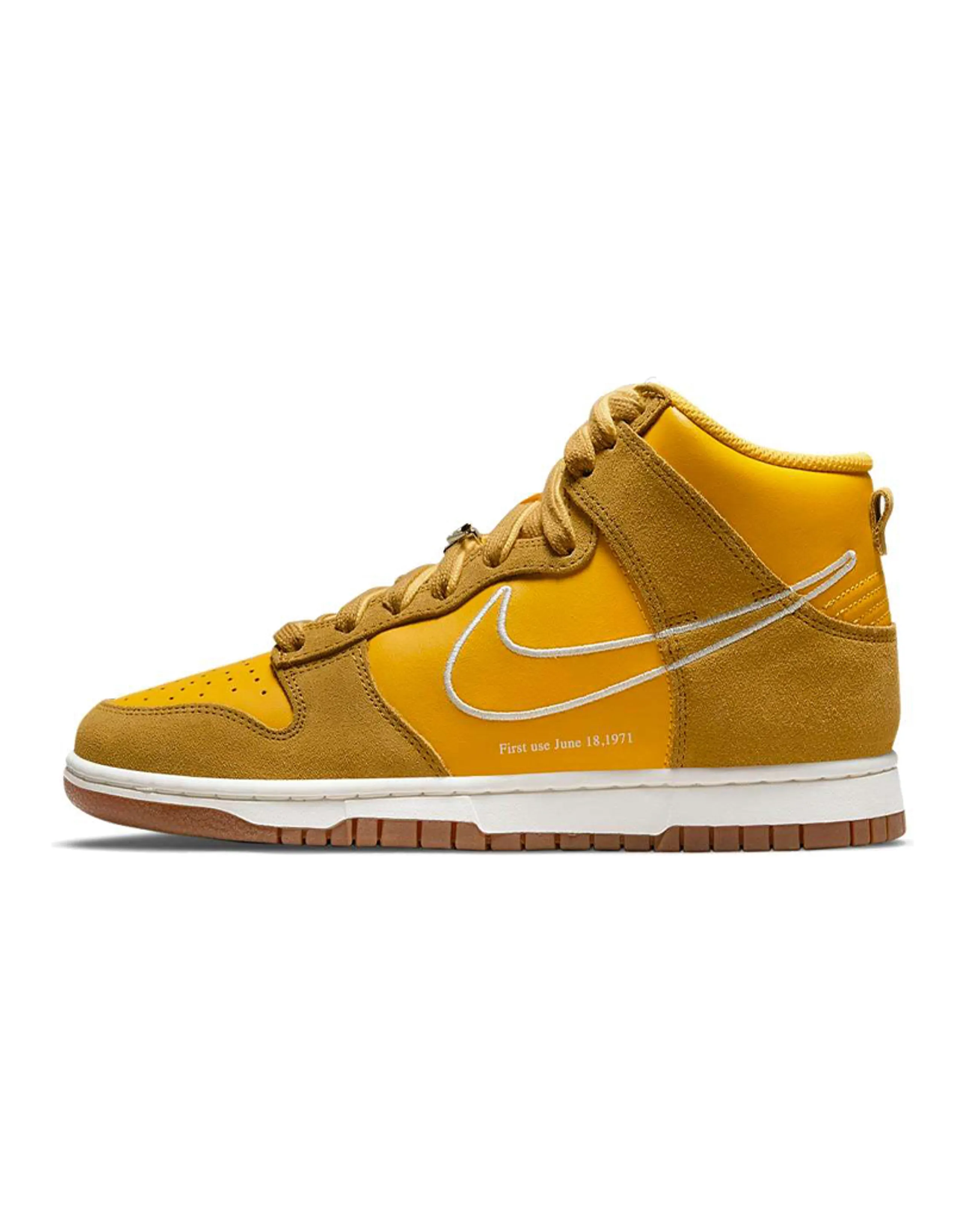 Nike Dunk High First Use University Gold Women's