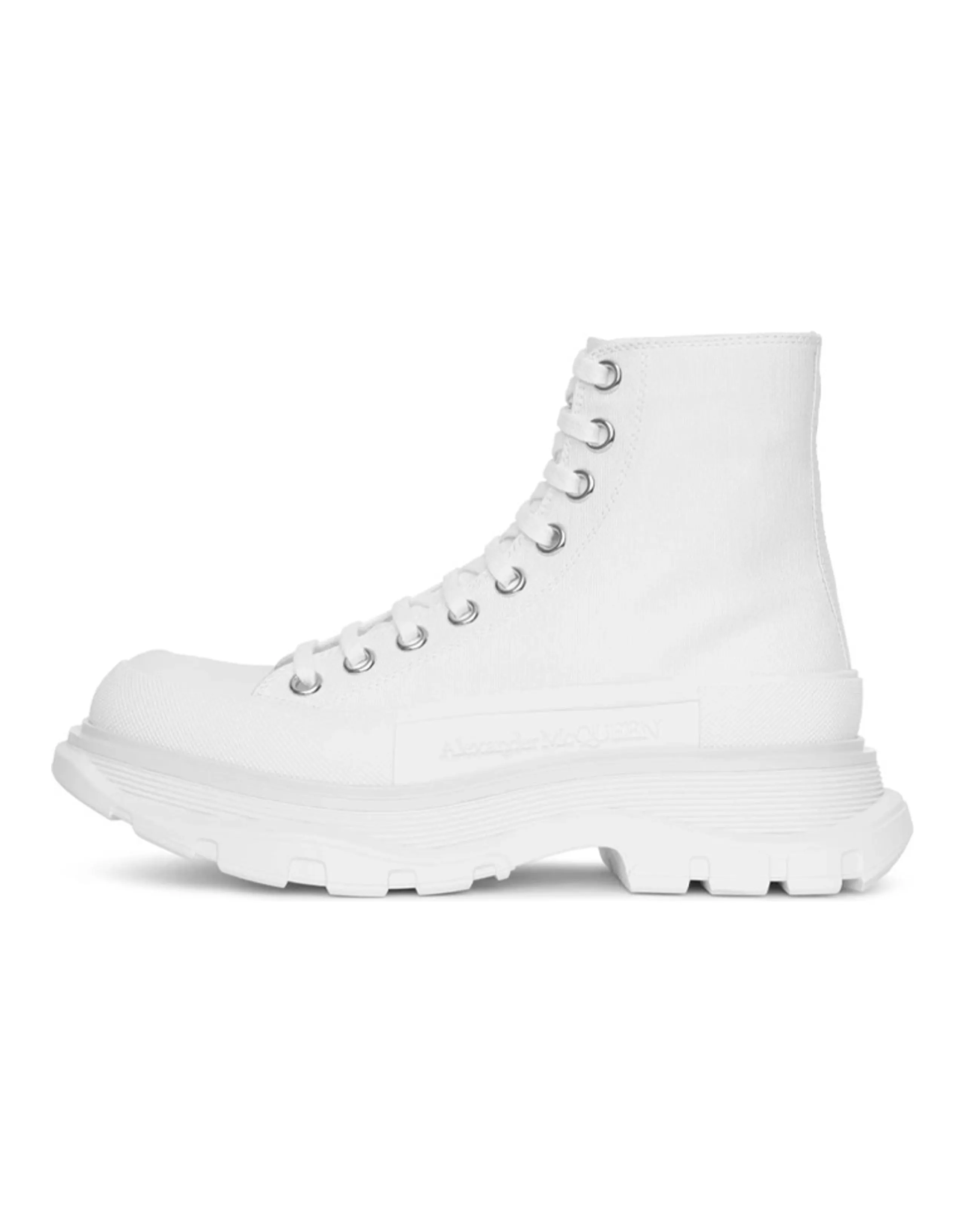 Alexander McQueen Tread Slick Boots 'White' Women's