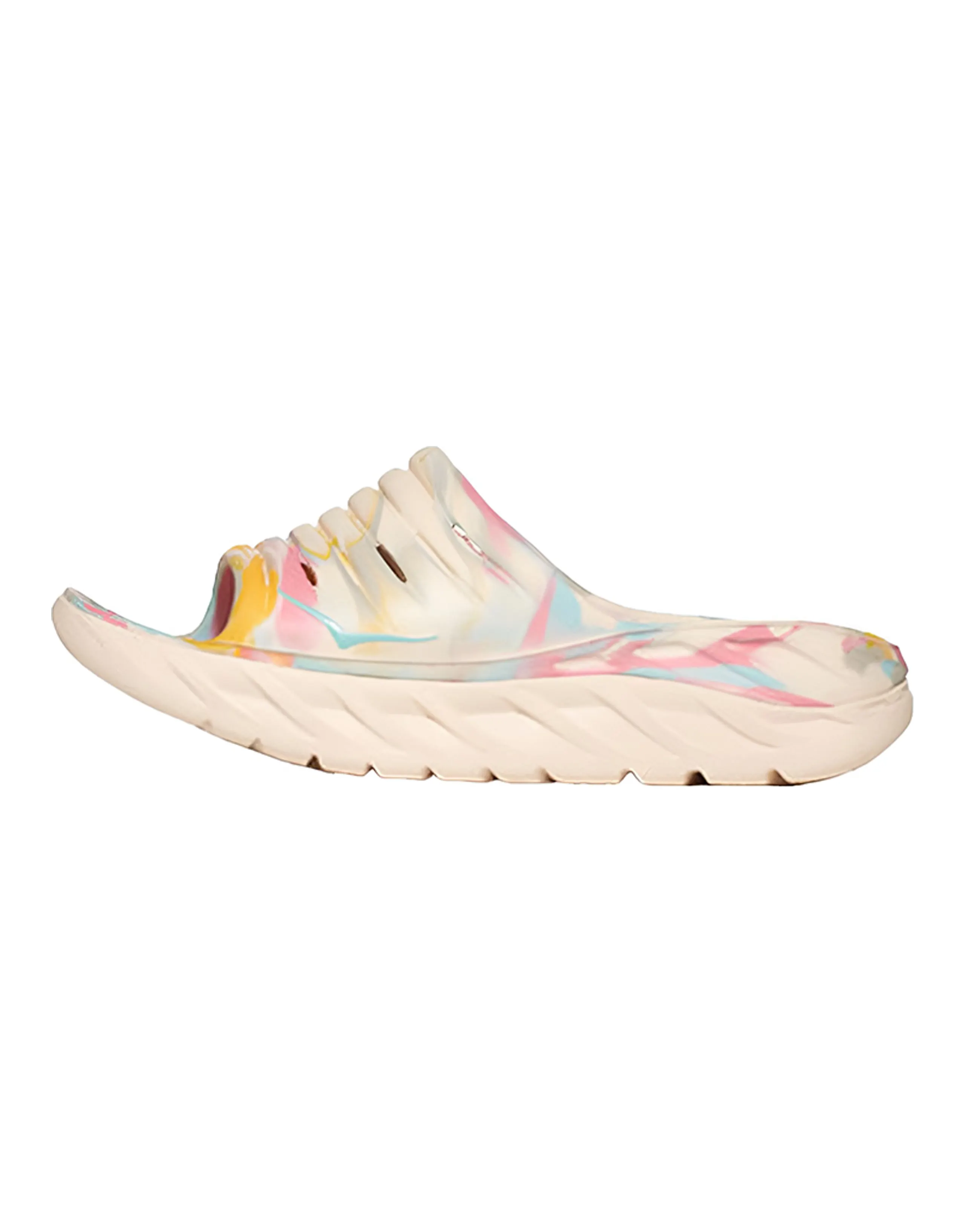 HOKA ONE ONE Ora Recovery Slide Free People Movement Luna Marbled