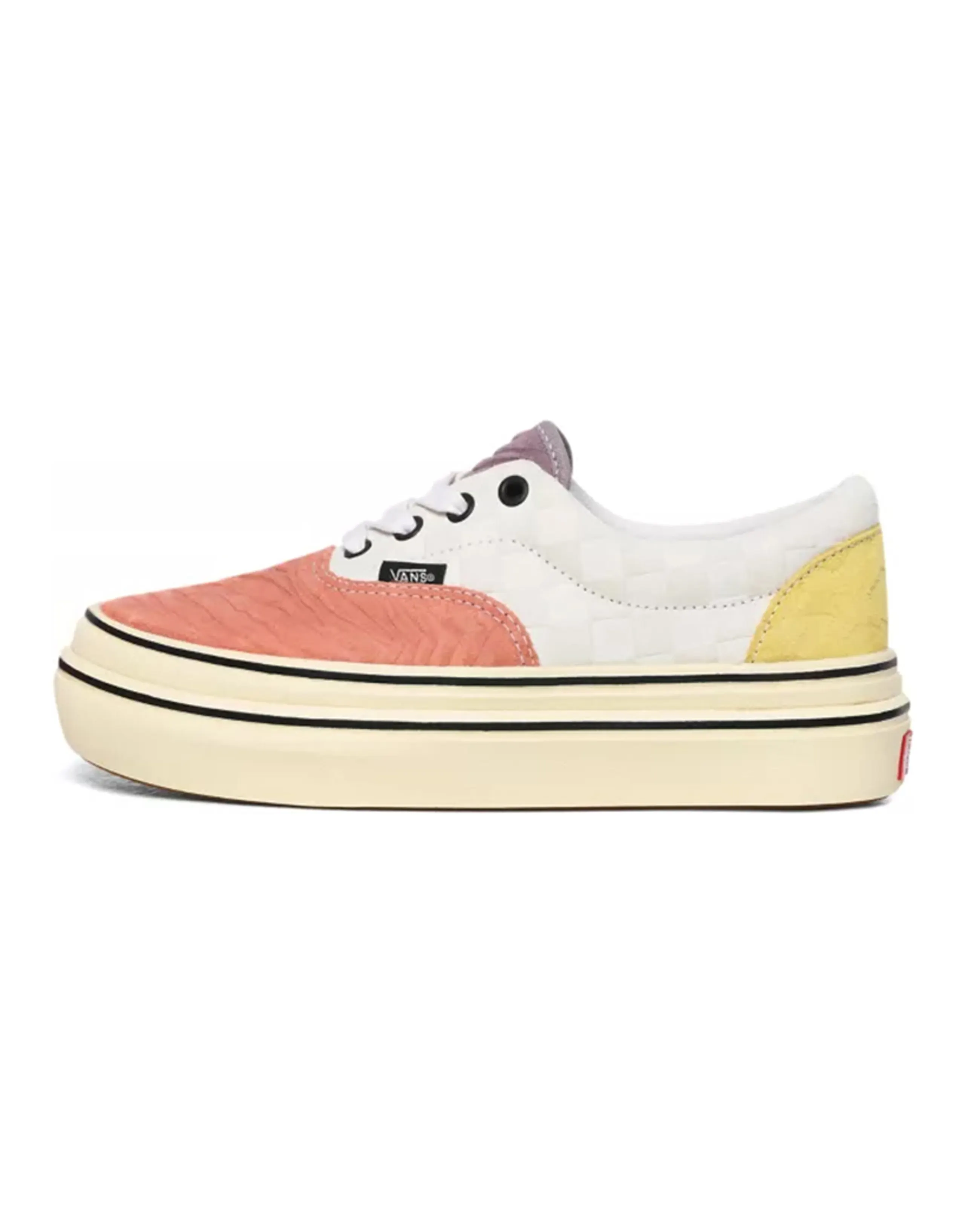 Vans Mixed Media Super Comfycush Era 'Yellow White Pink' Women's
