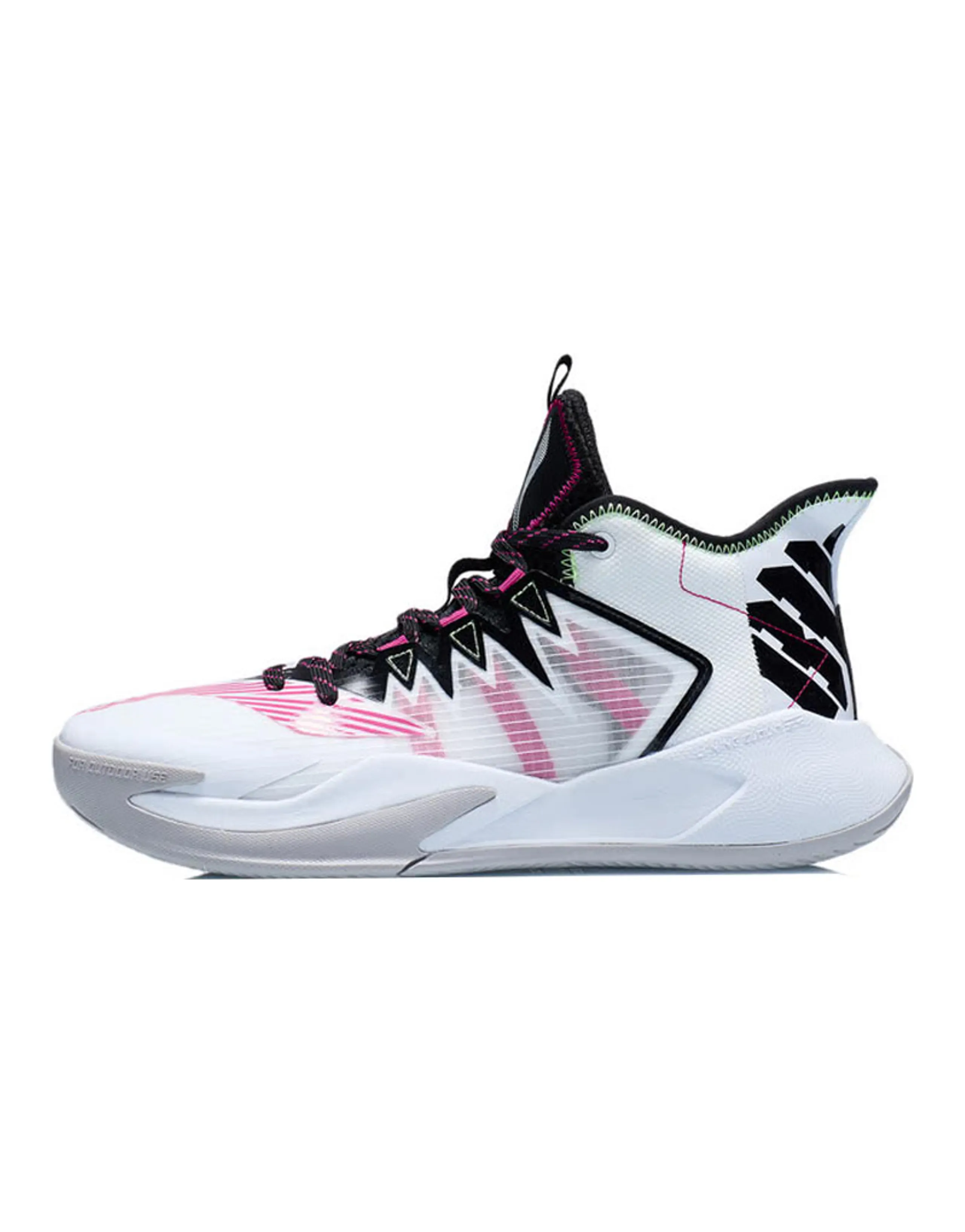 LiNing Storm 2021 Slip Resistant Lightweight Rebound Mid Top Basketball Shoes Men's