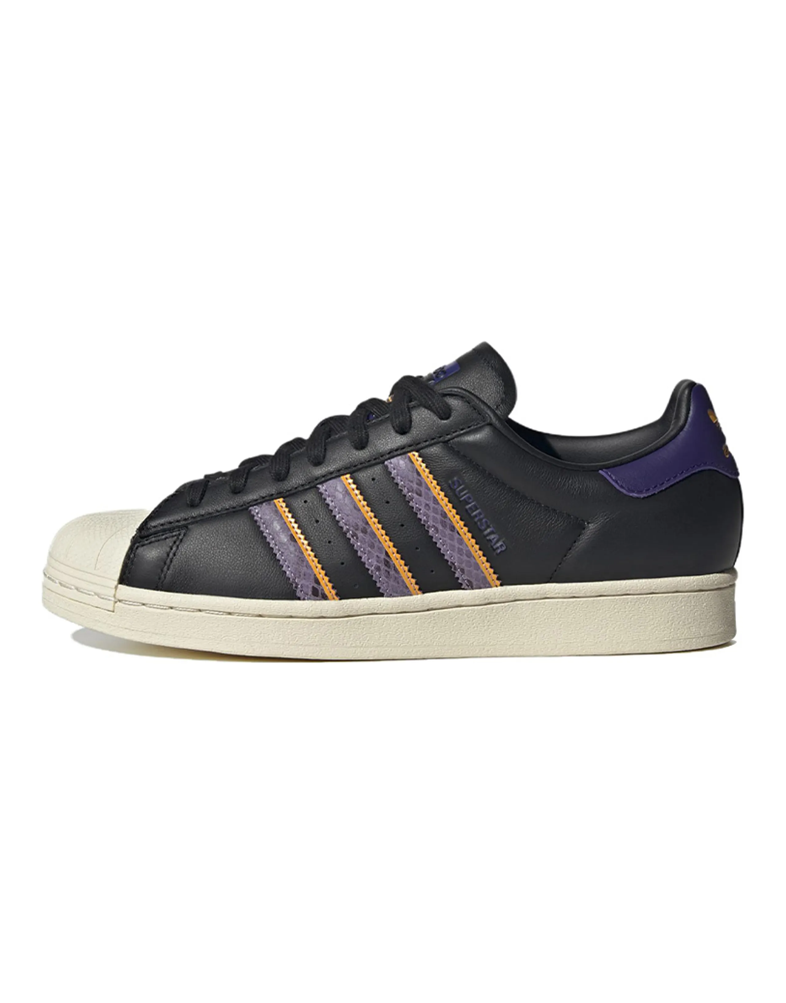 Adidas Superstar 'Black Violet Fusion Snakeskin'