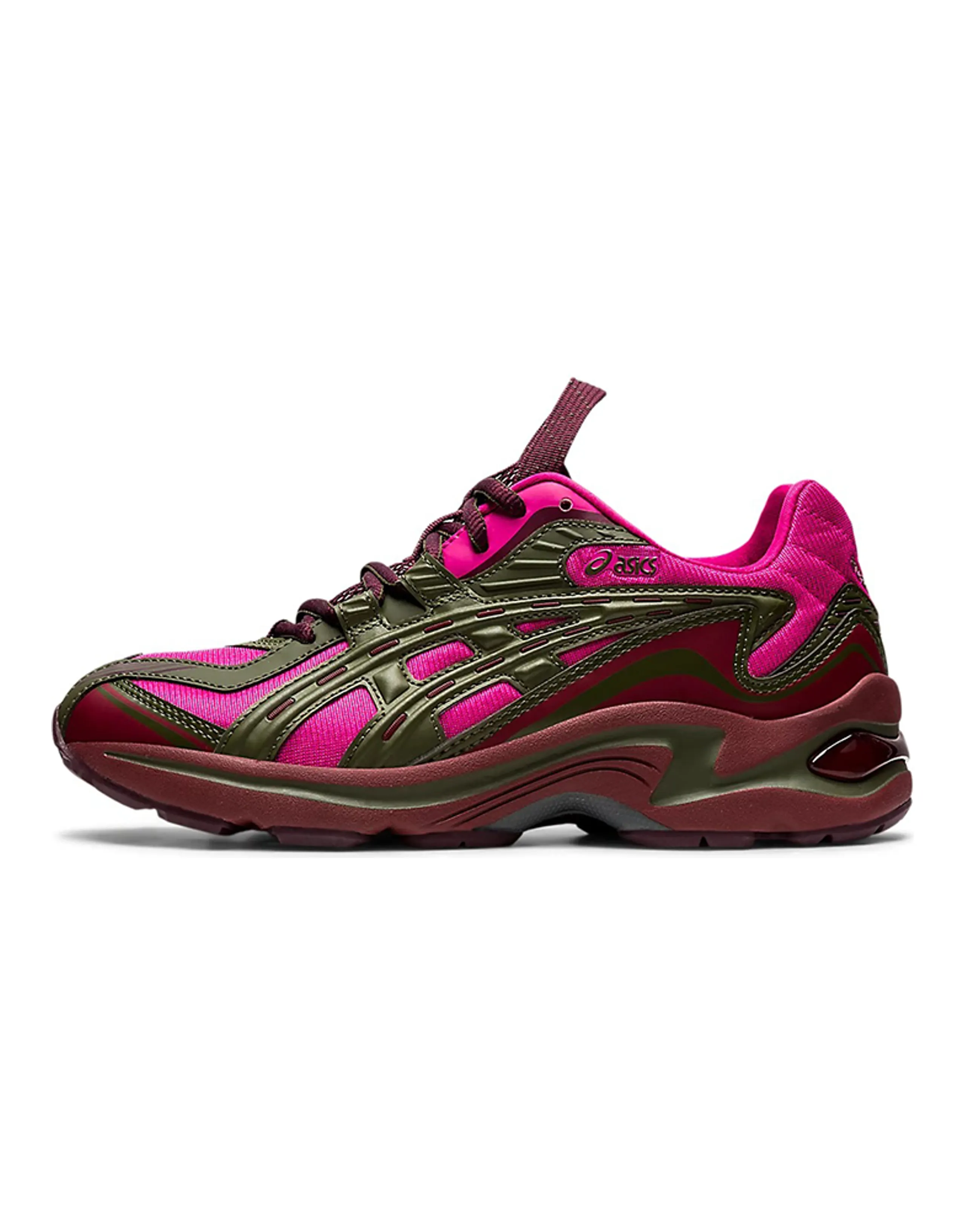 Asics FB1 S Gel Preleus Pink Rave Olive Canvas Women's