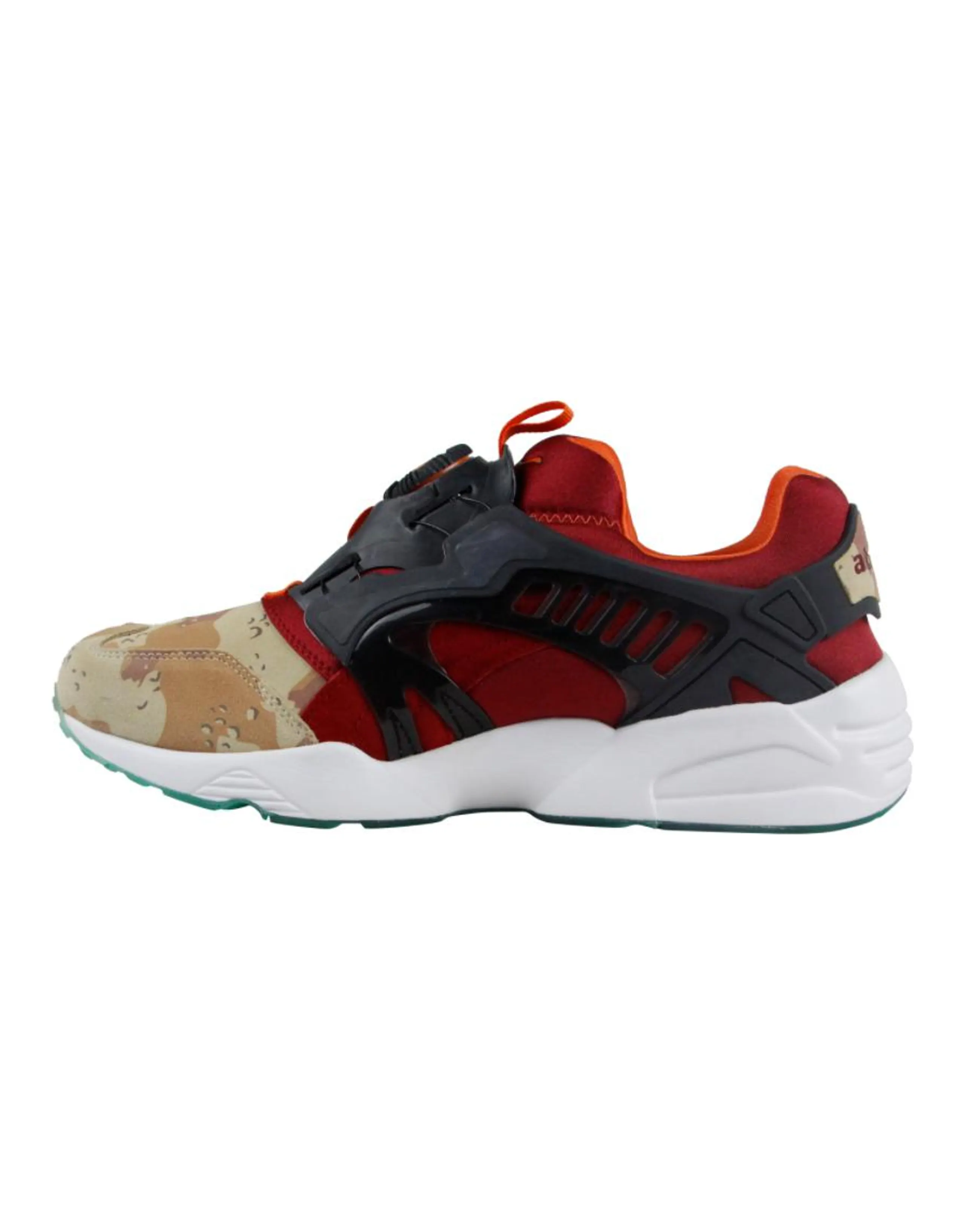PUMA Disc Blaze Abrasion Resistant Breathable Low top Running Shoes Men's Black Red