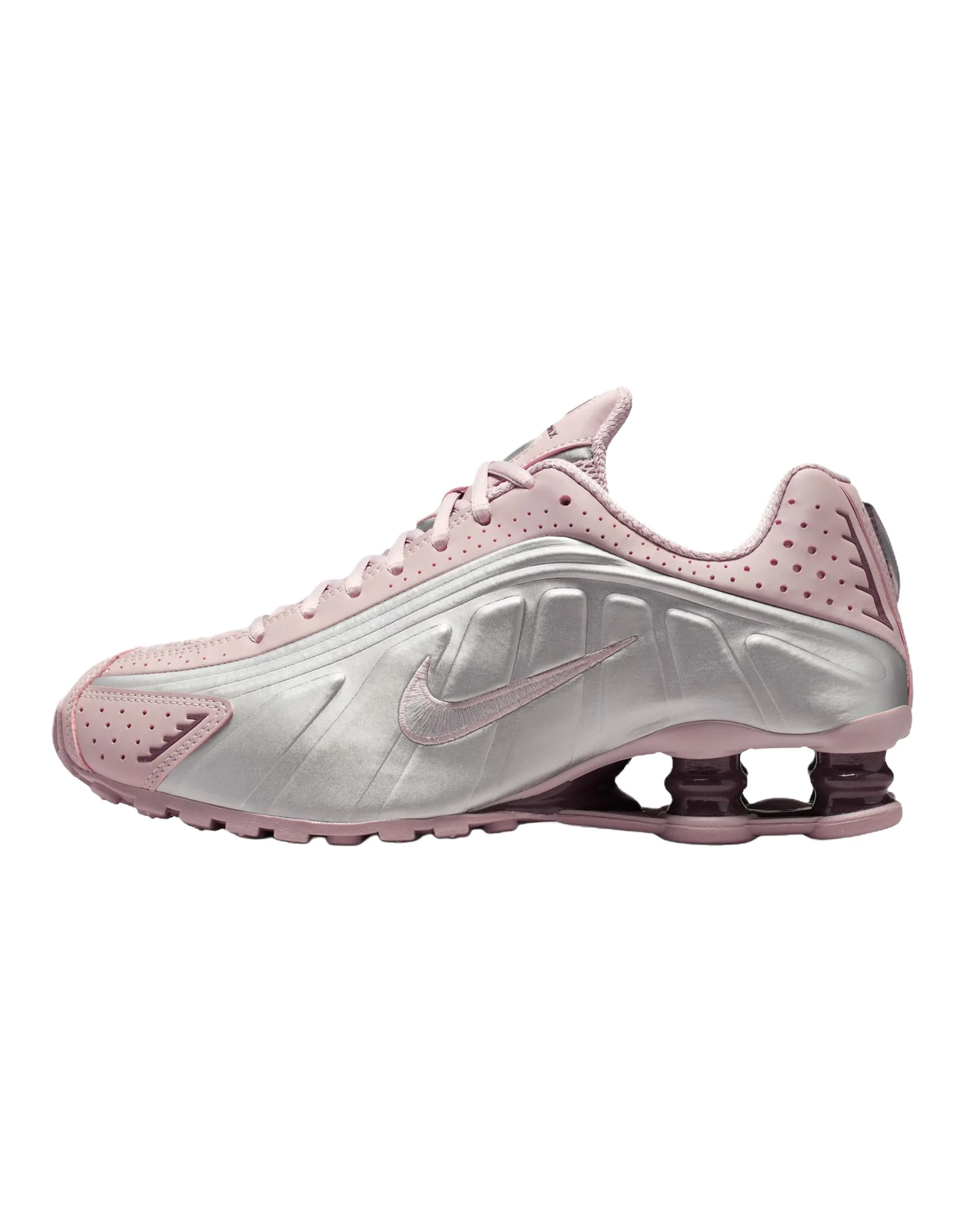 Nike Shox R4 Comfort Running Shoes Women's Pink Silver