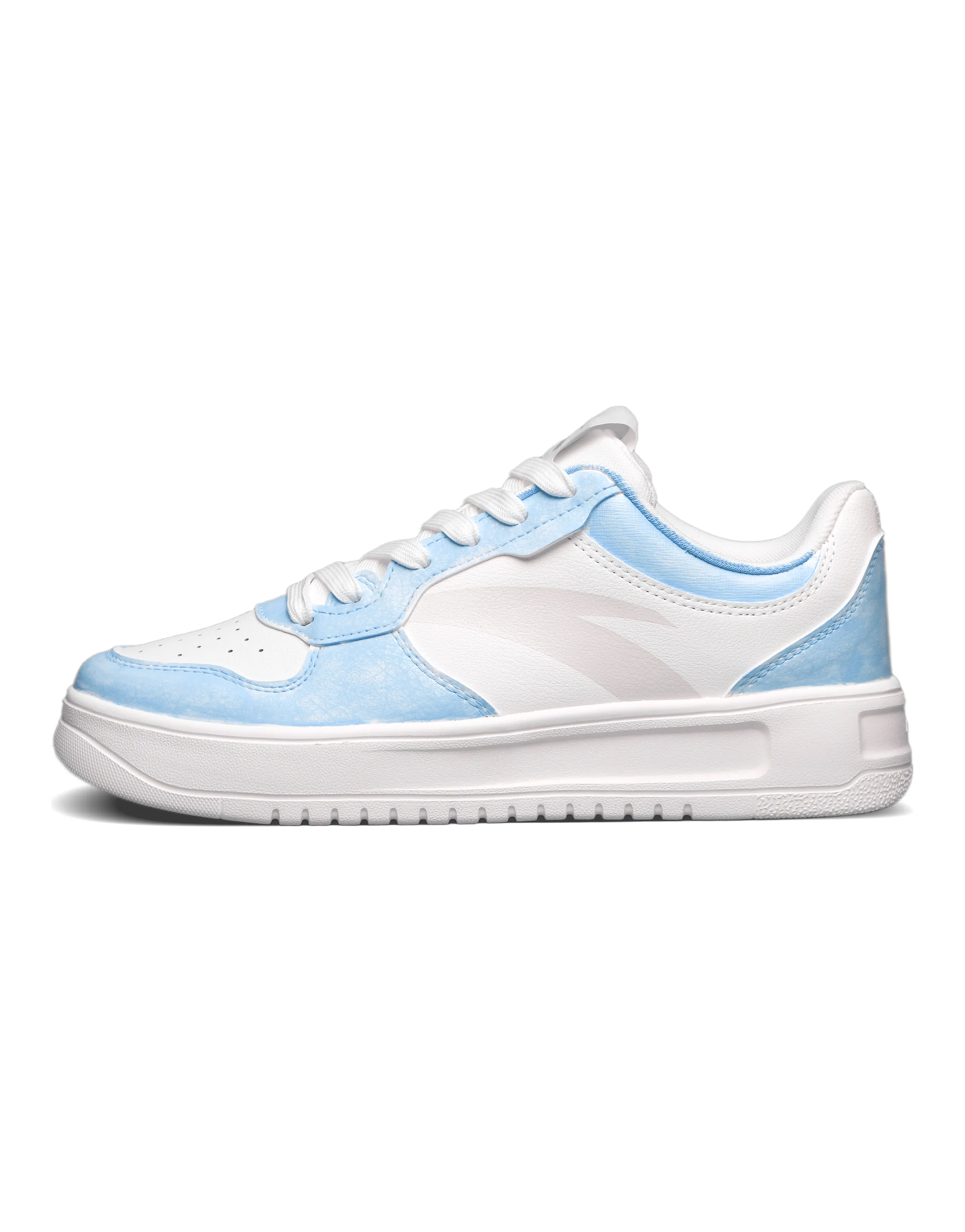 Custom Sneakers Anta 3 Meters 3 Creation Fresh Trendy Graffiti Comfortable Versatile Wear-Resistant Lightweight Low-Top Skate Shoes Women's White Blue