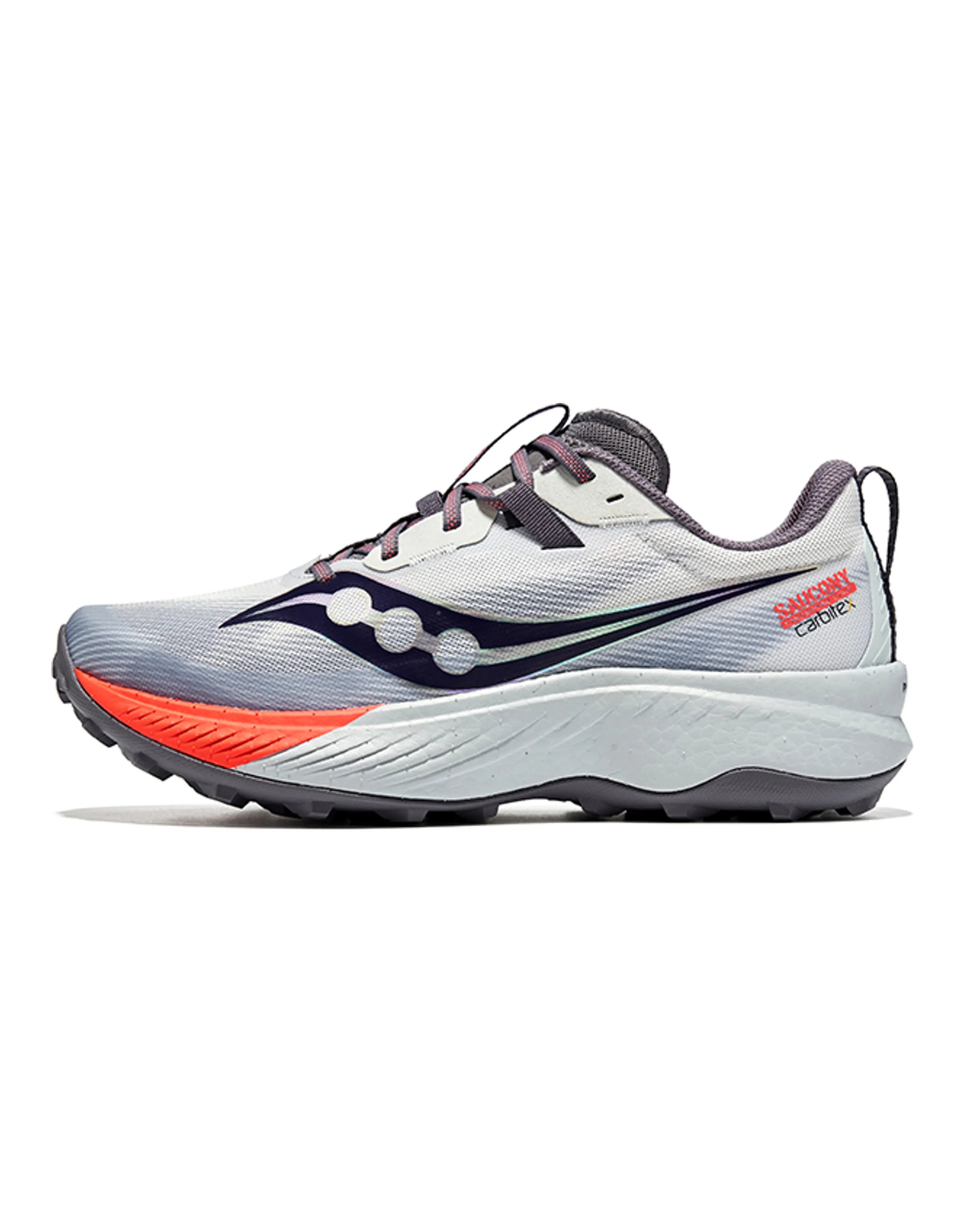 Saucony ENDORPHIN EDGE Running Shoes Men Low-Top Gray Red