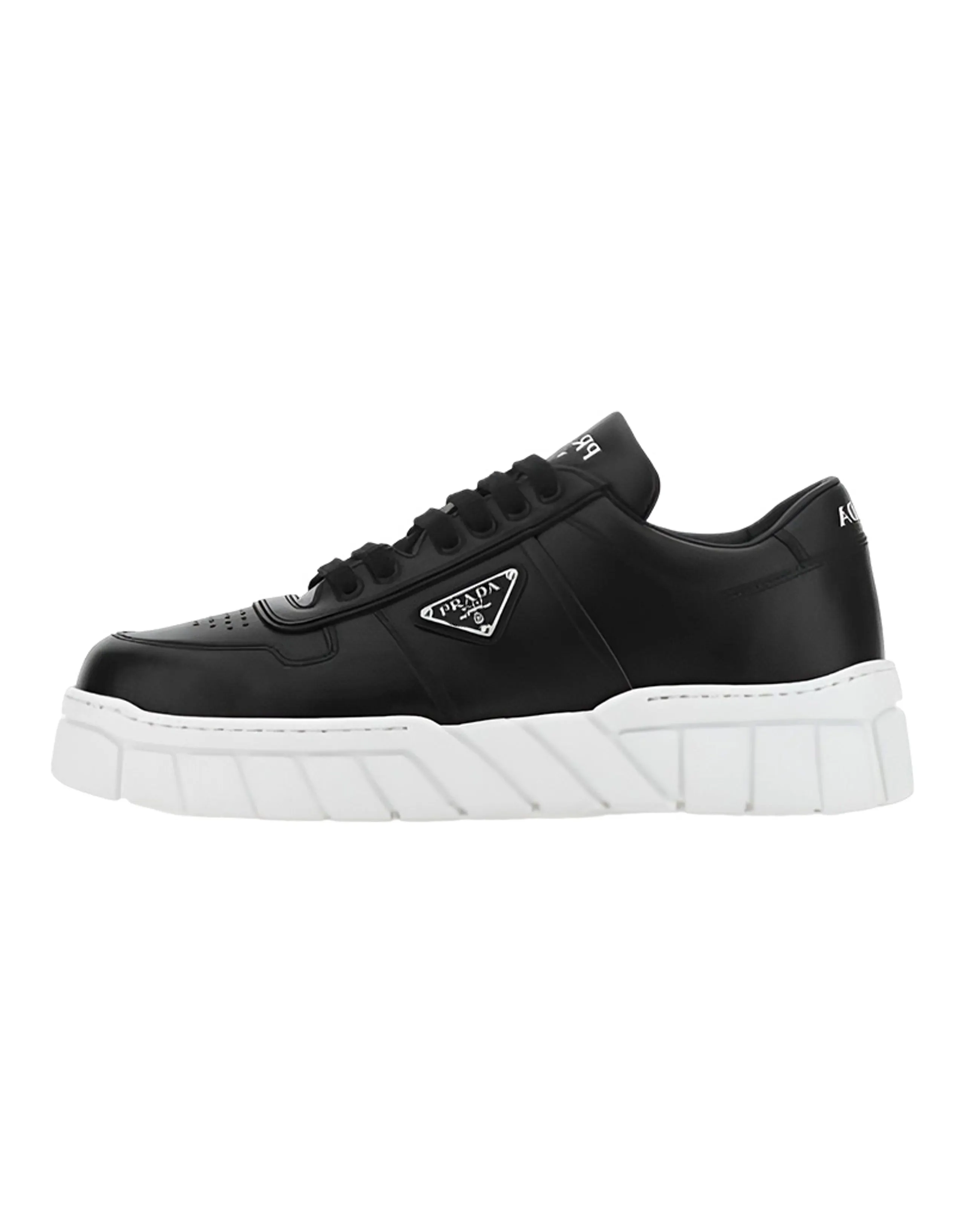 PRADA Leather Sneakers 'Black'